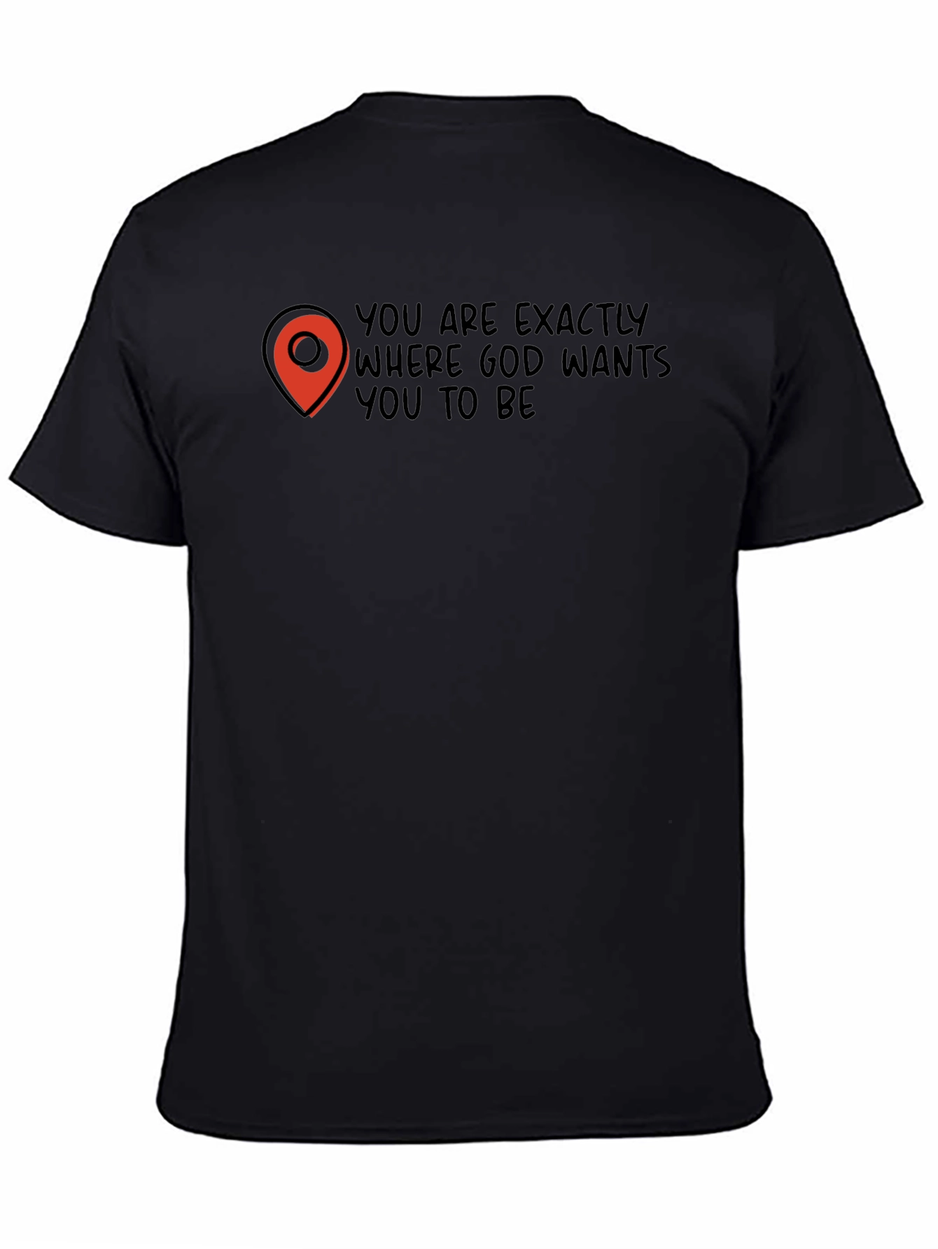God Wants You To Be Black Tee