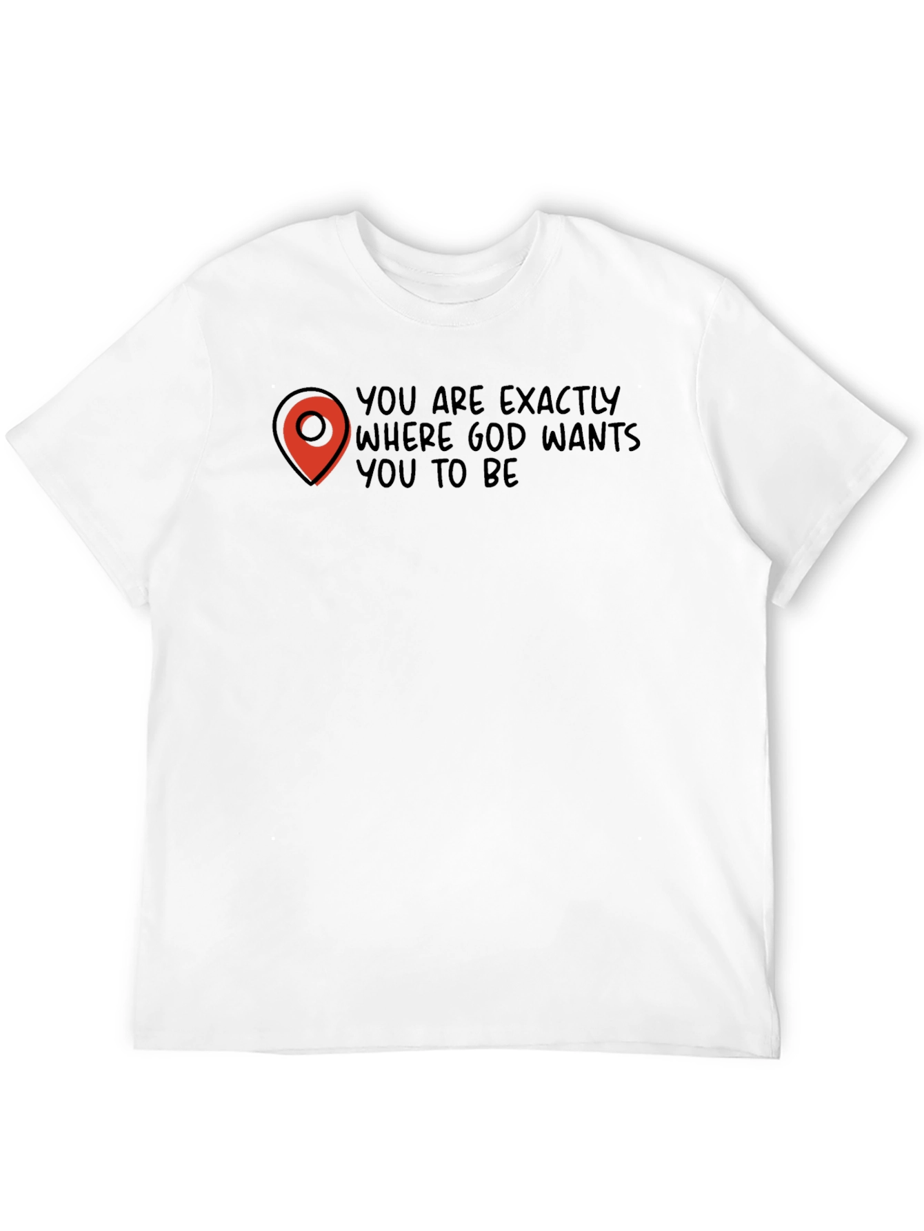 God Wants You To Be Black Tee