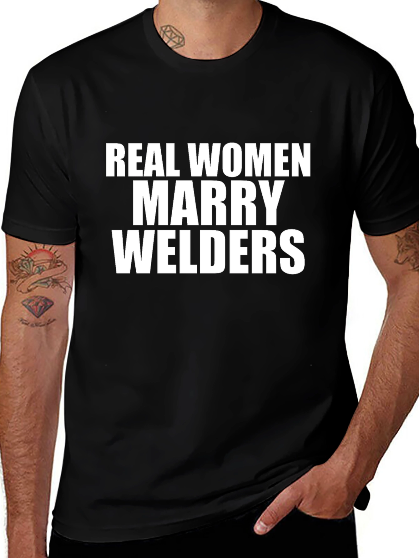 Real Women Marry Welders Graphic Tee
