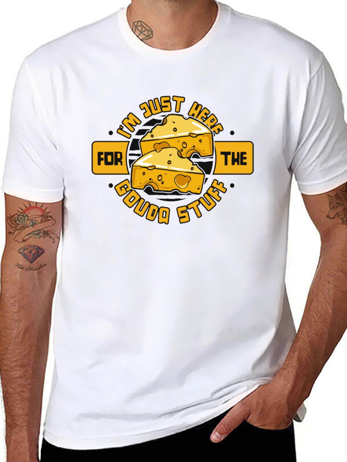 Gouda Stuff Graphic T-Shirt - Cheese Lovers Tee