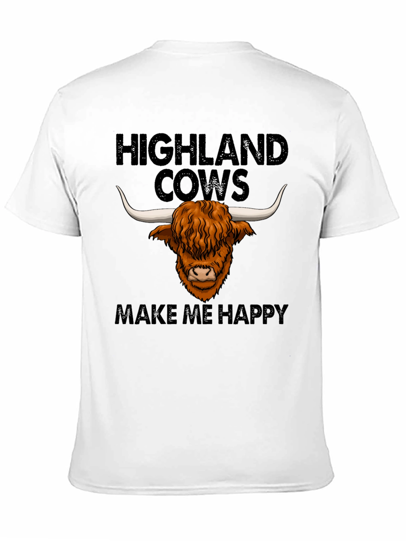 Highland Cows Make Me Happy T-Shirt