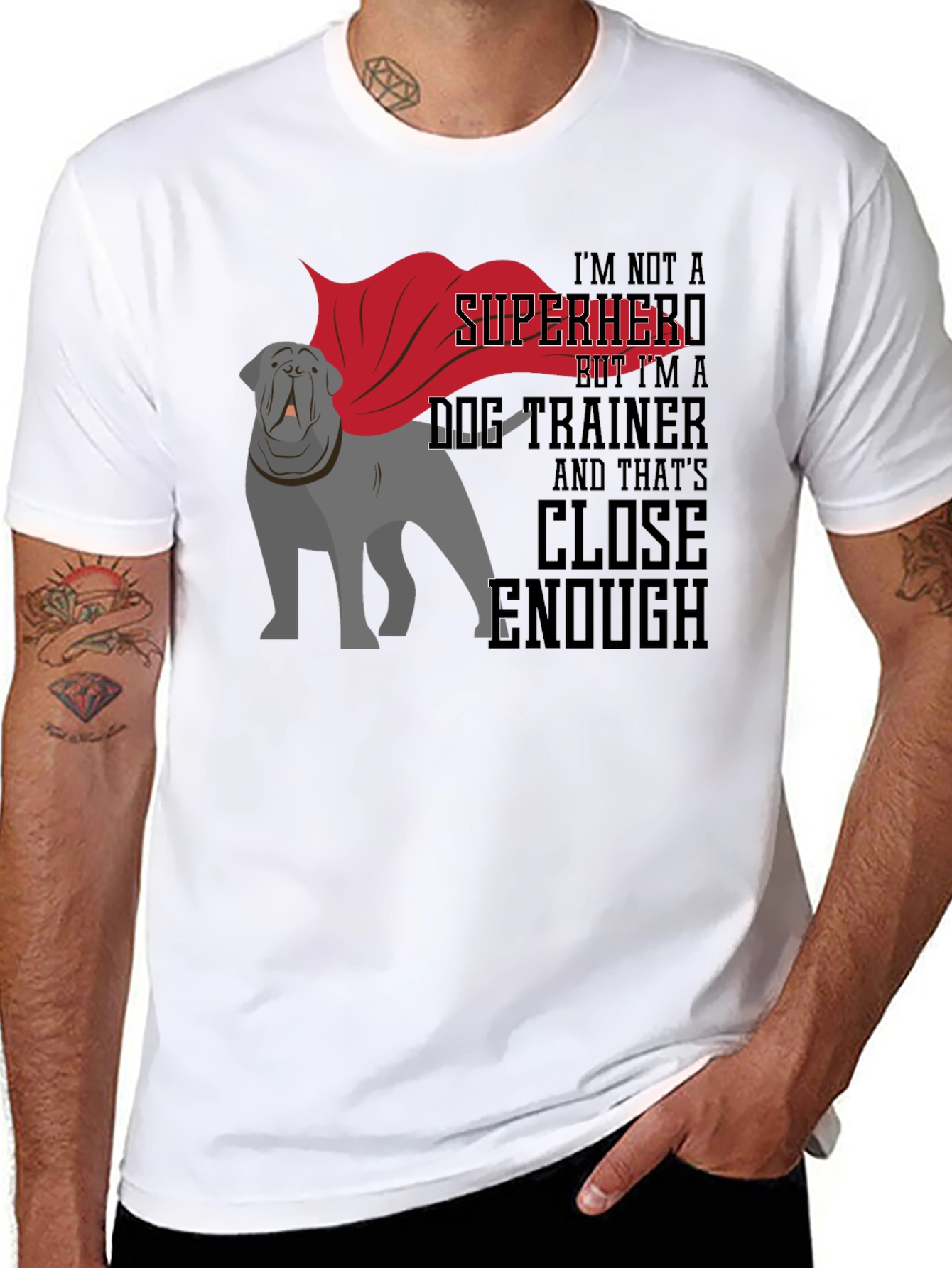 Dog Trainer Superhero T-Shirt - Unisex Tee