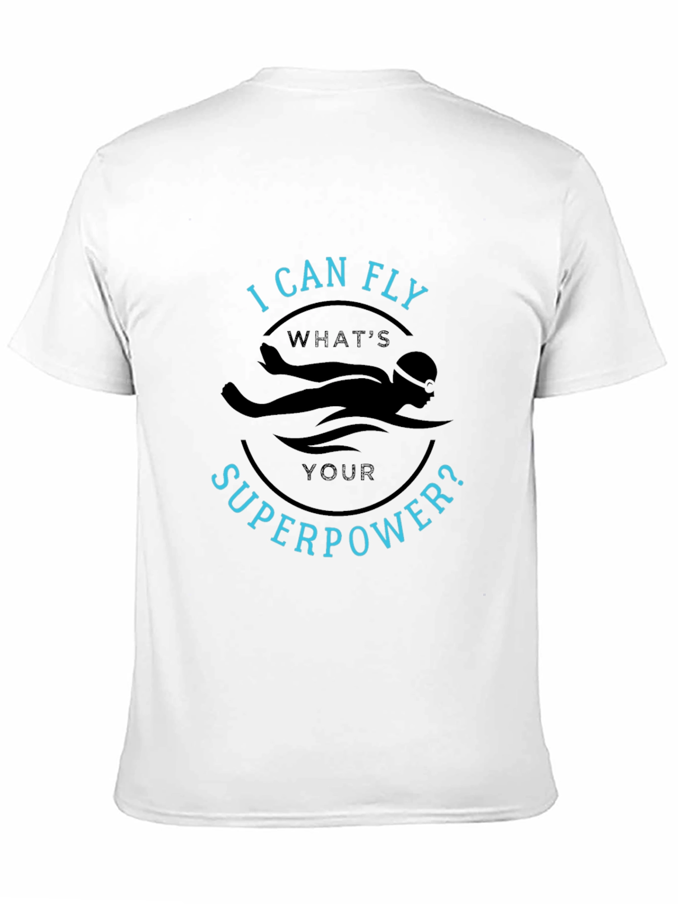 I Can Fly Superpower Black T-Shirt