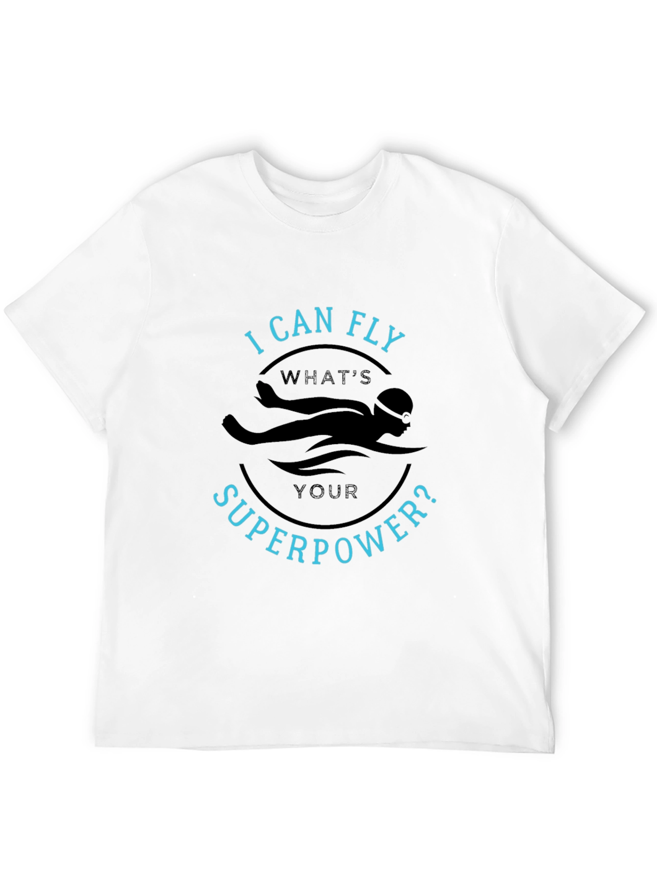 I Can Fly Superpower Black T-Shirt