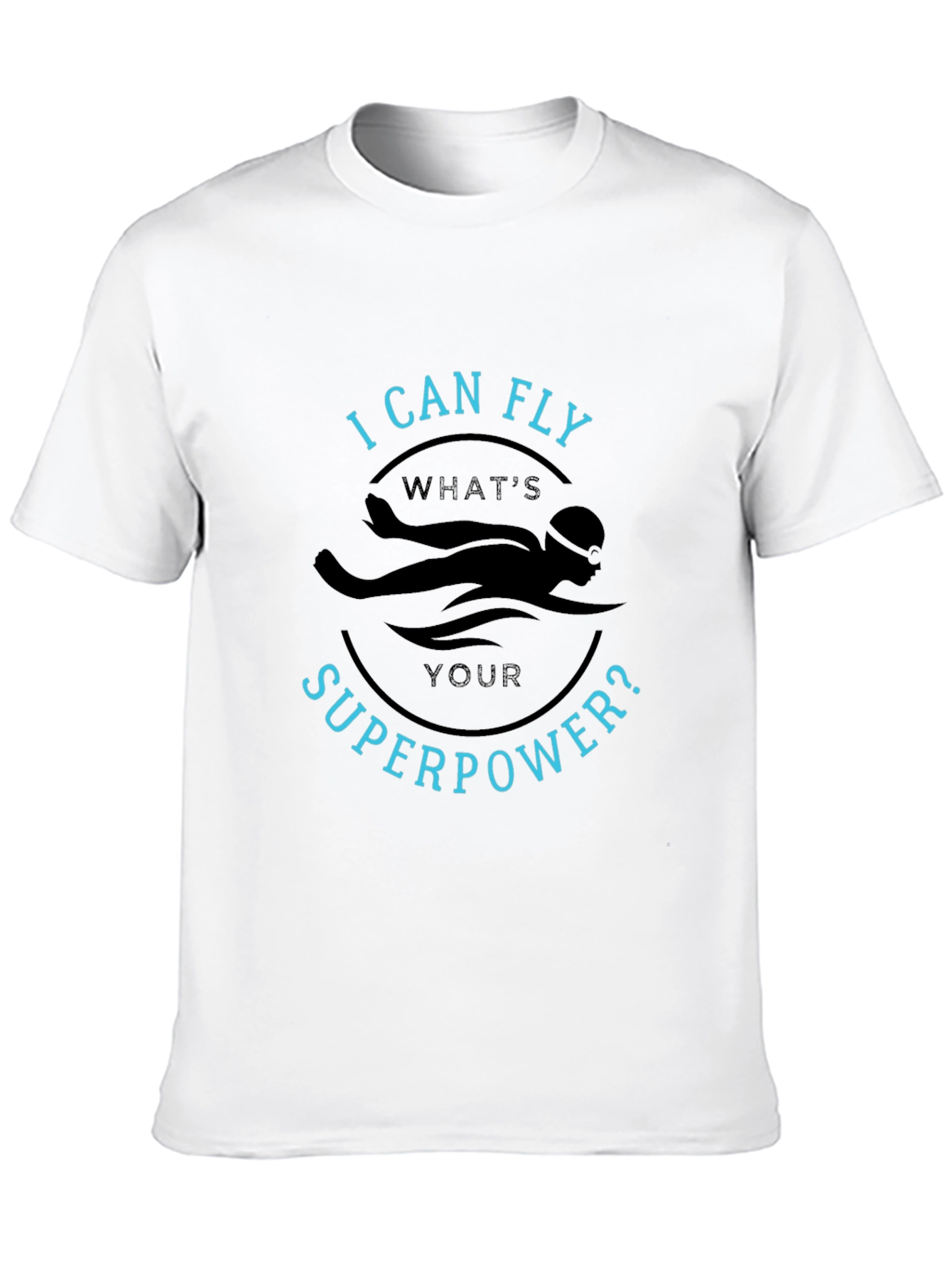 I Can Fly Superpower Black T-Shirt