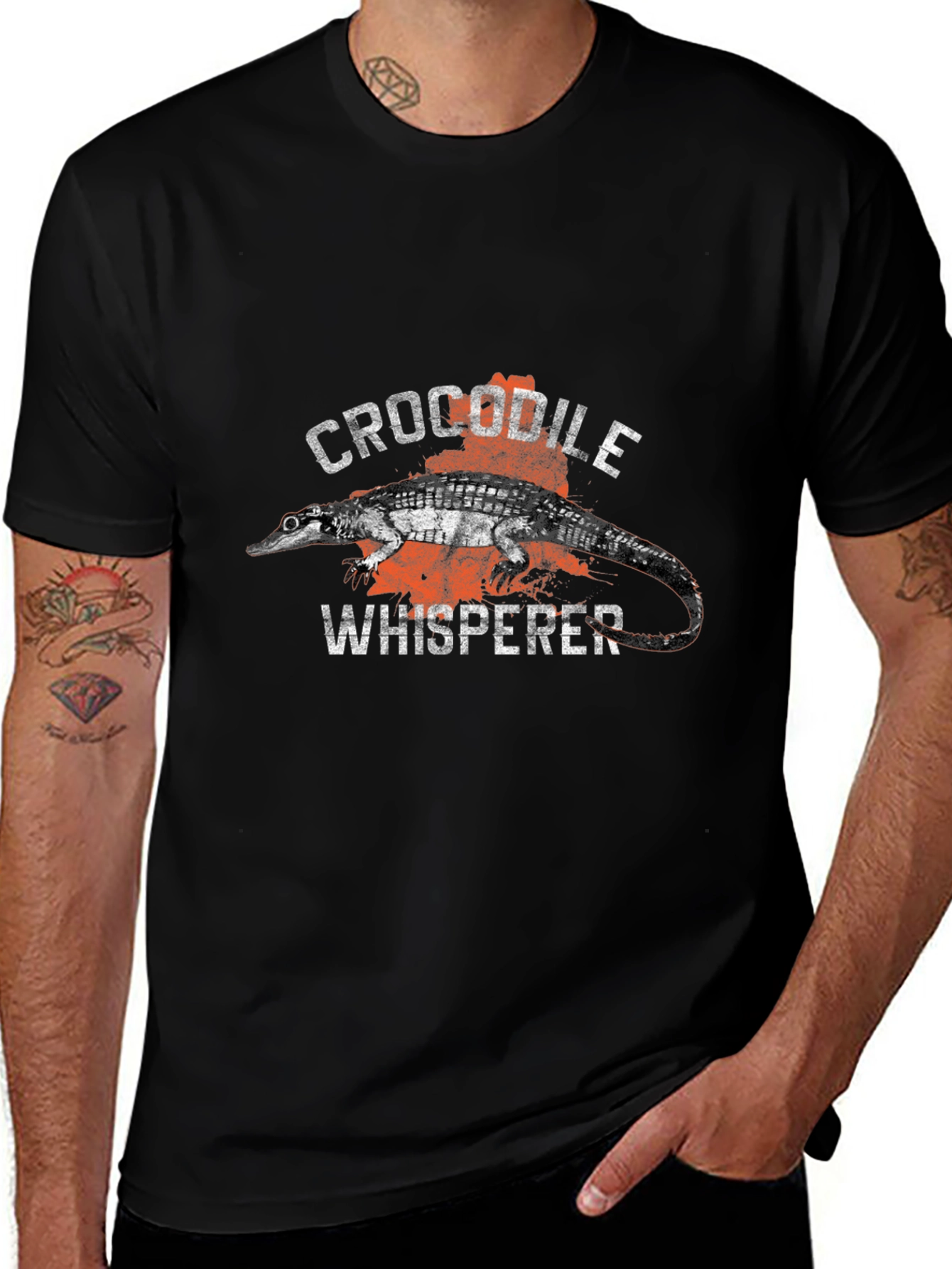 Crocodile Whisperer Graphic T-Shirt