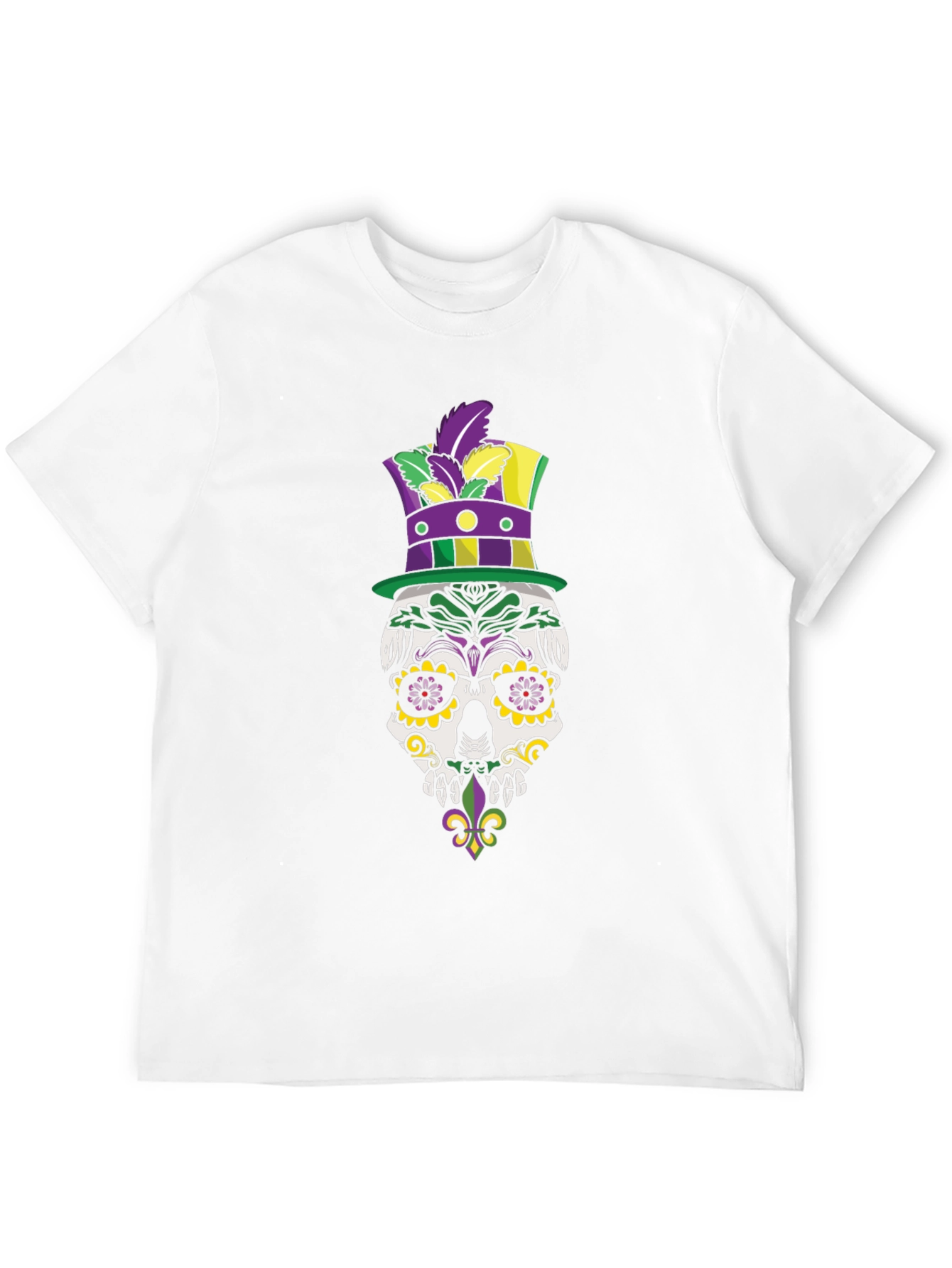 Mardi Gras Skull Tee