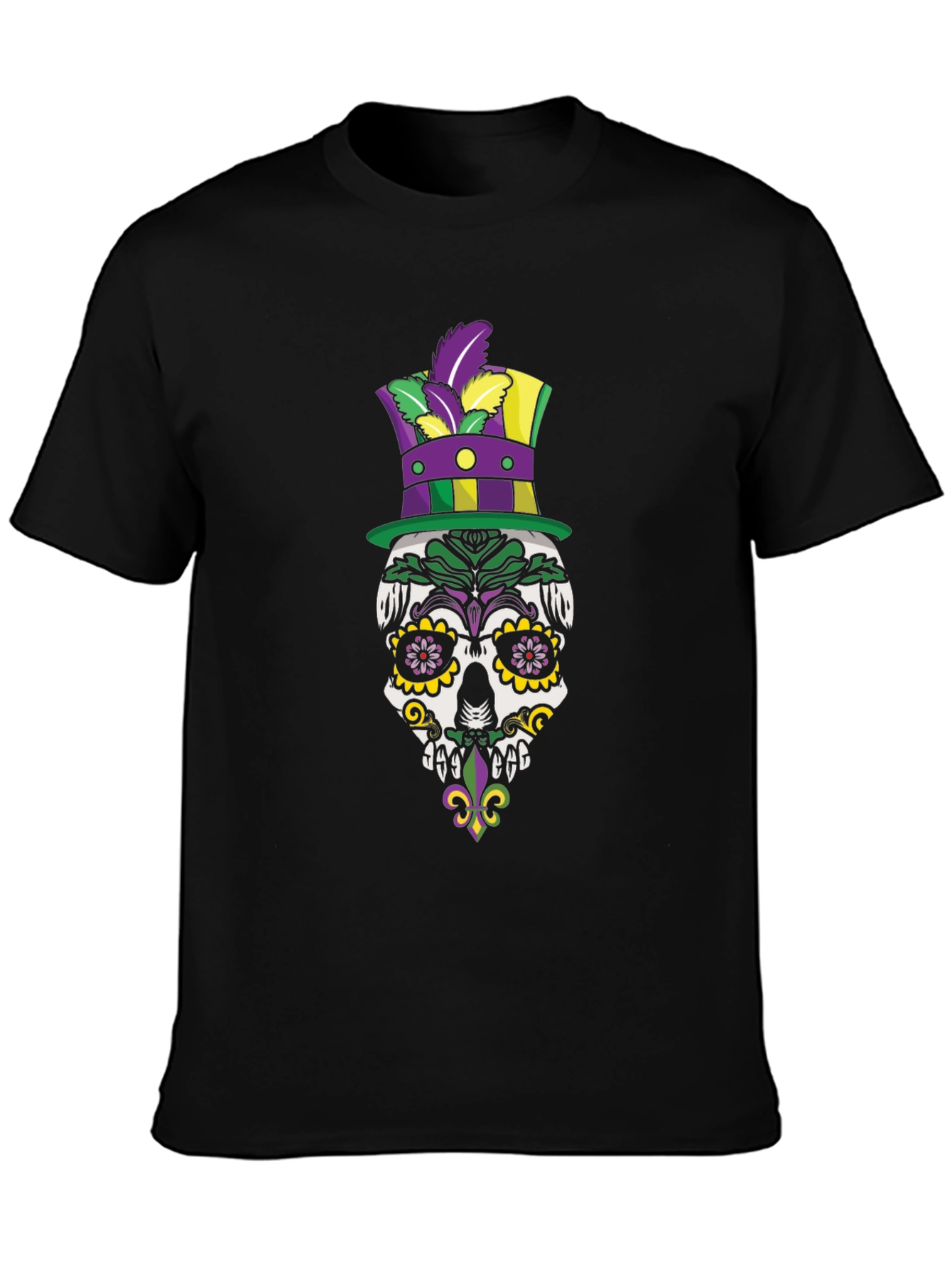Mardi Gras Skull Tee
