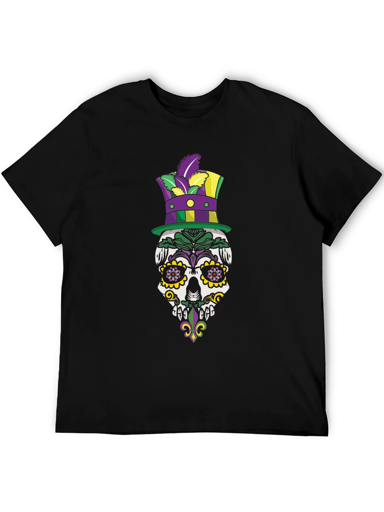 Mardi Gras Skull Tee