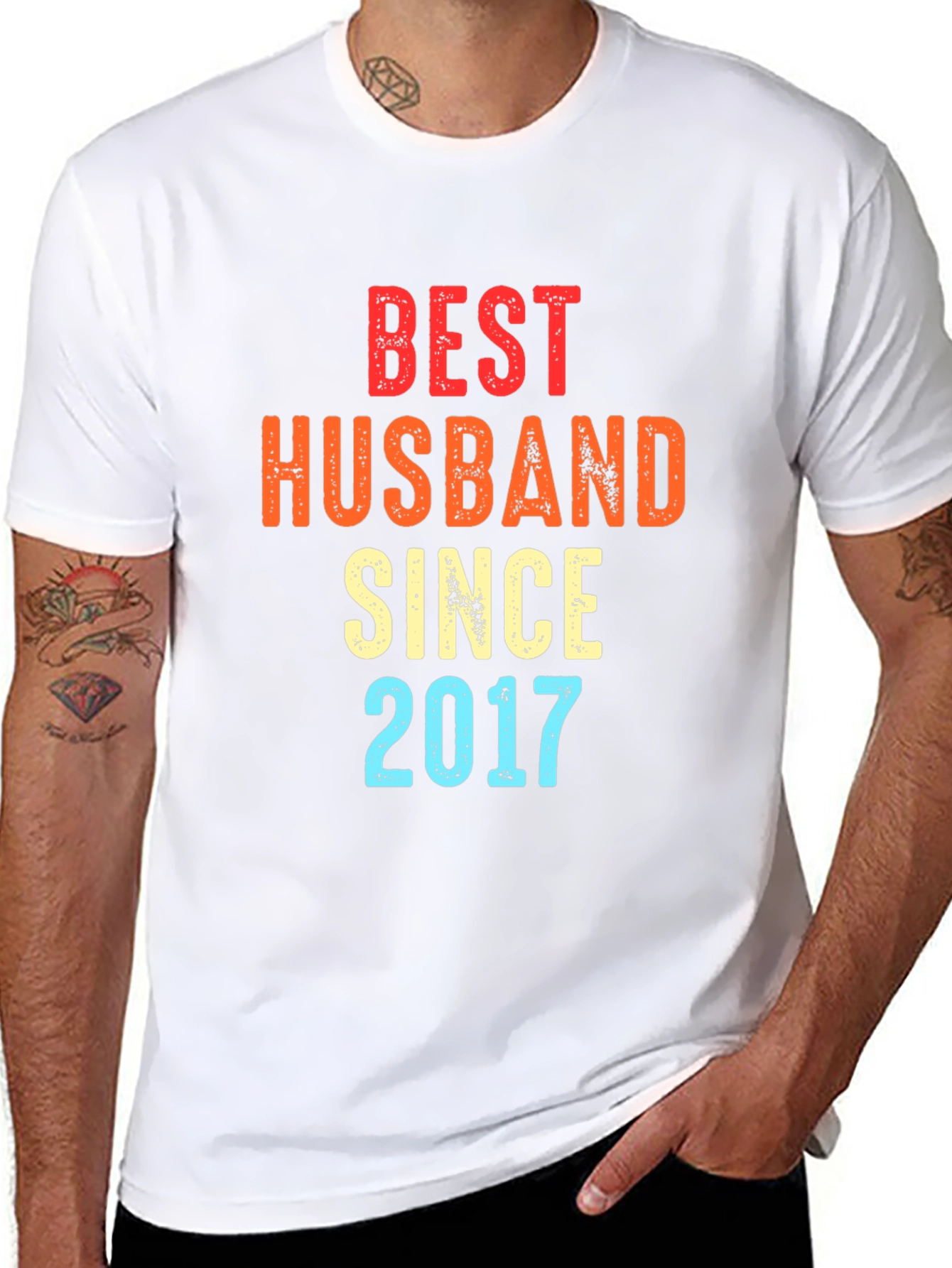 Best Husband Since 2017 Graphic Tee