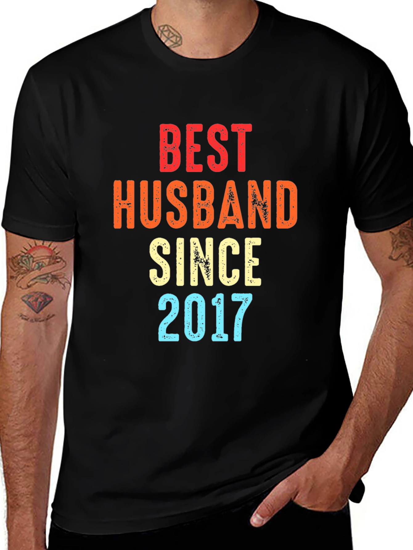Best Husband Since 2017 Graphic Tee