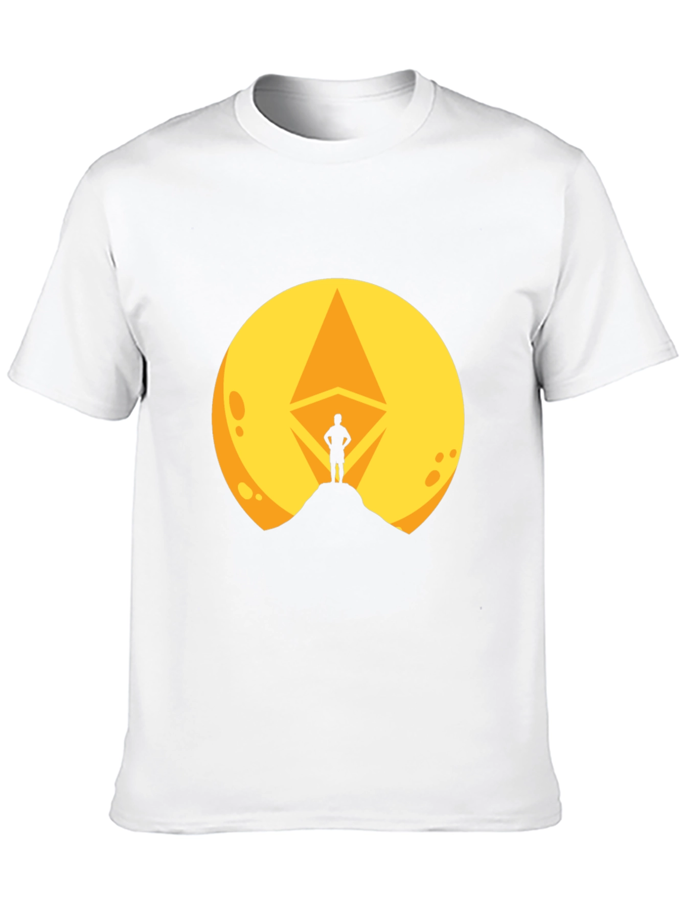 Ethereum Crypto Moon T-Shirt - Black Graphic Tee