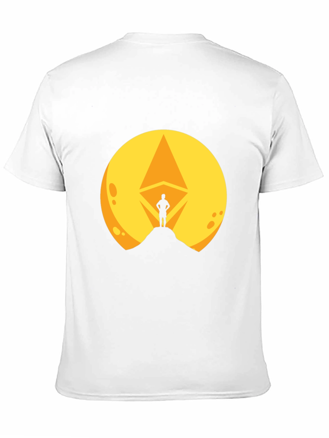 Ethereum Crypto Moon T-Shirt - Black Graphic Tee