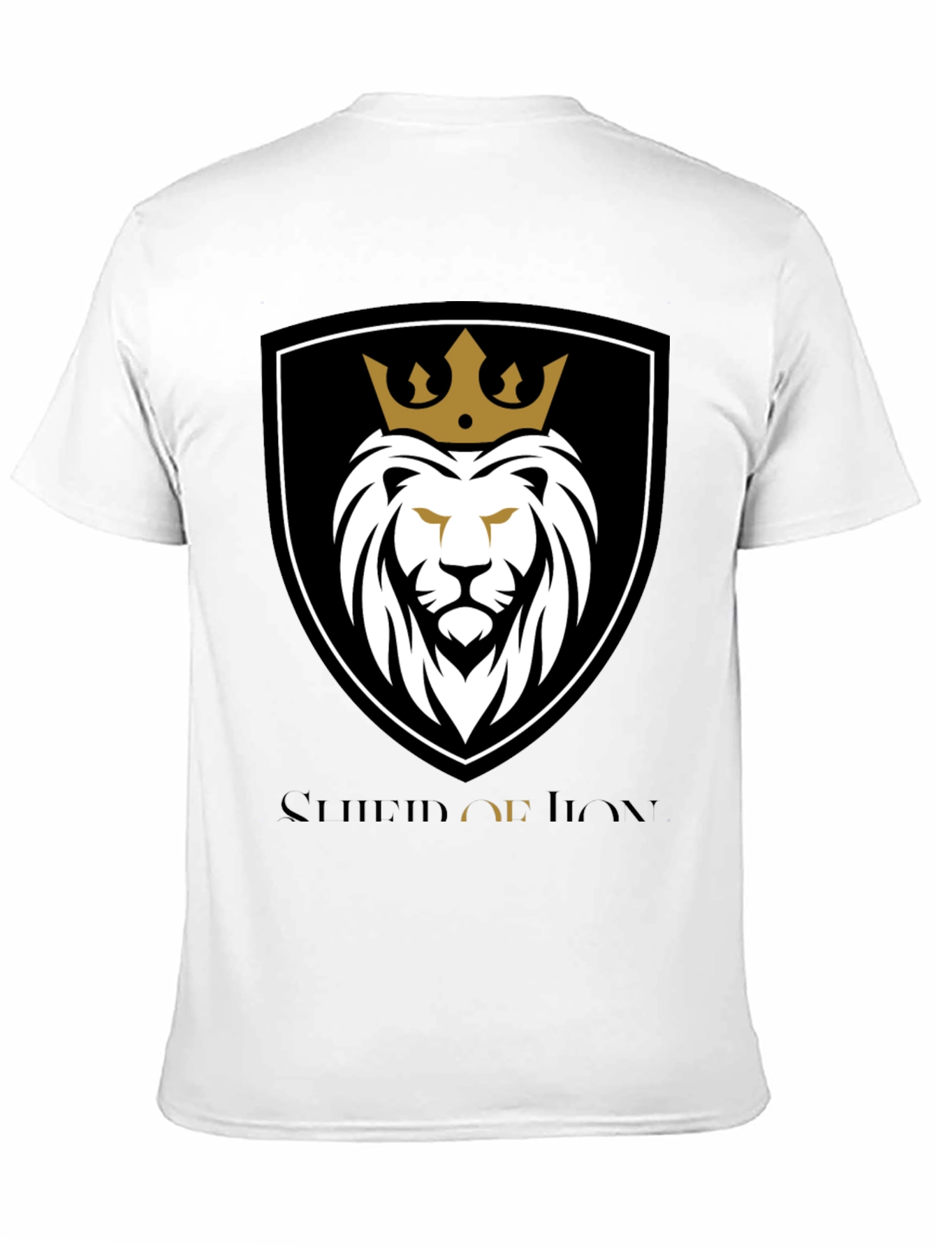 Crowned Lion Graphic Tee - Black