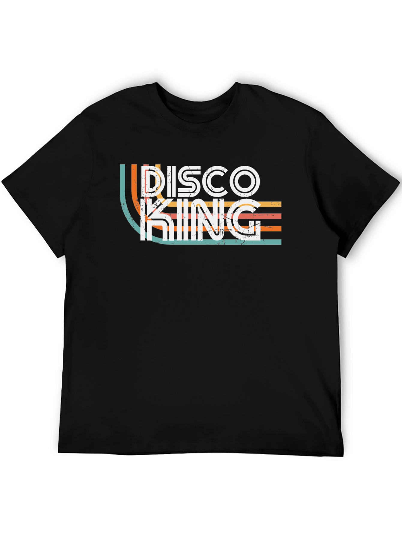 Disco King Retro Style Graphic T-Shirt