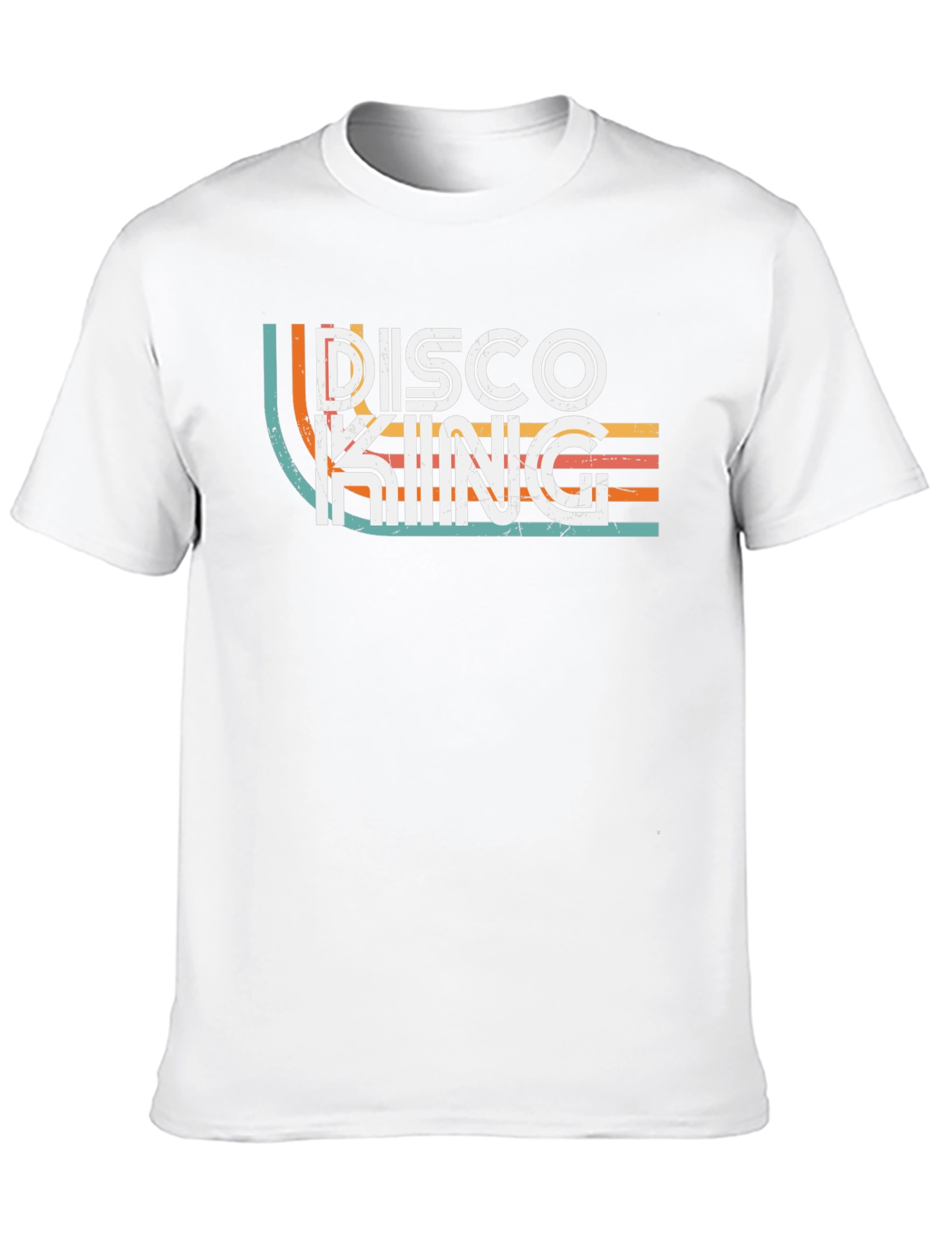 Disco King Retro Style Graphic T-Shirt
