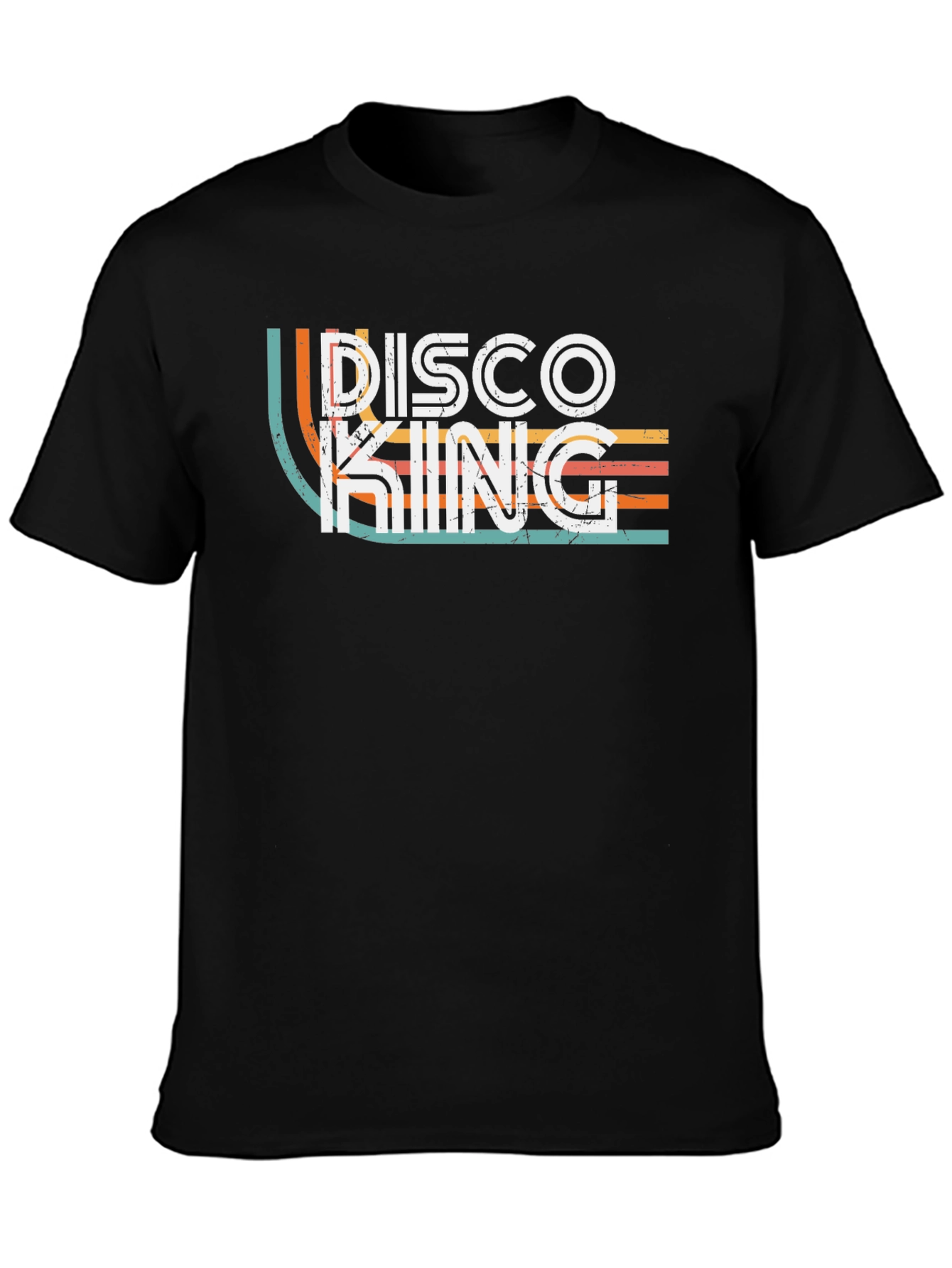 Disco King Retro Style Graphic T-Shirt
