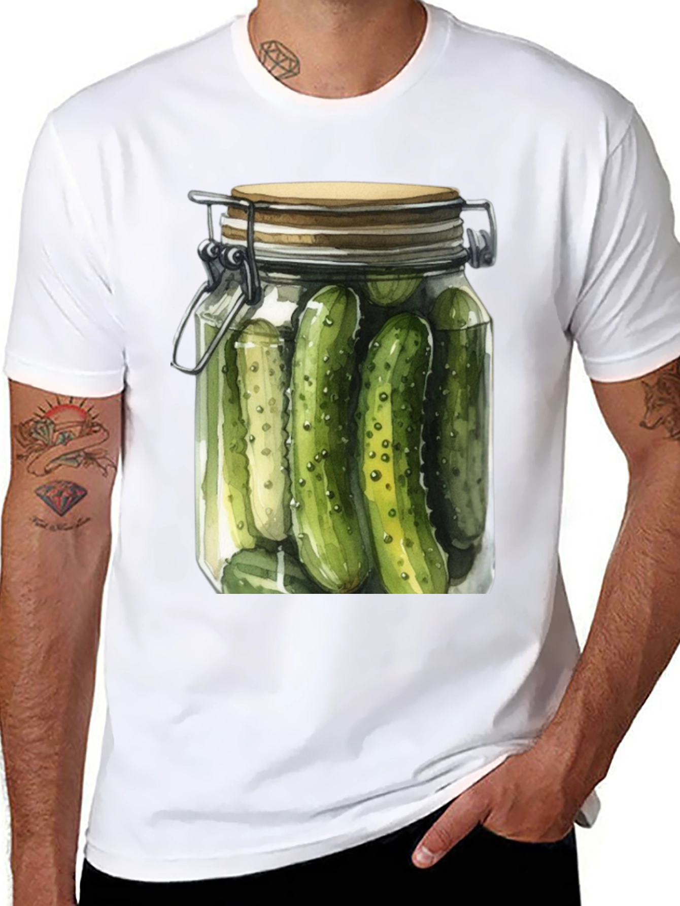 Pickle Jar Graphic Tee - Quirky & Comfortable