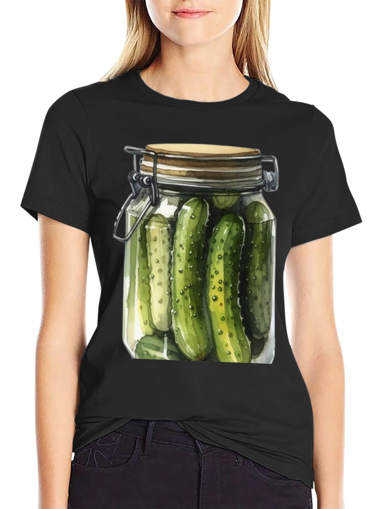 Pickle Jar Graphic Tee - Quirky & Comfortable