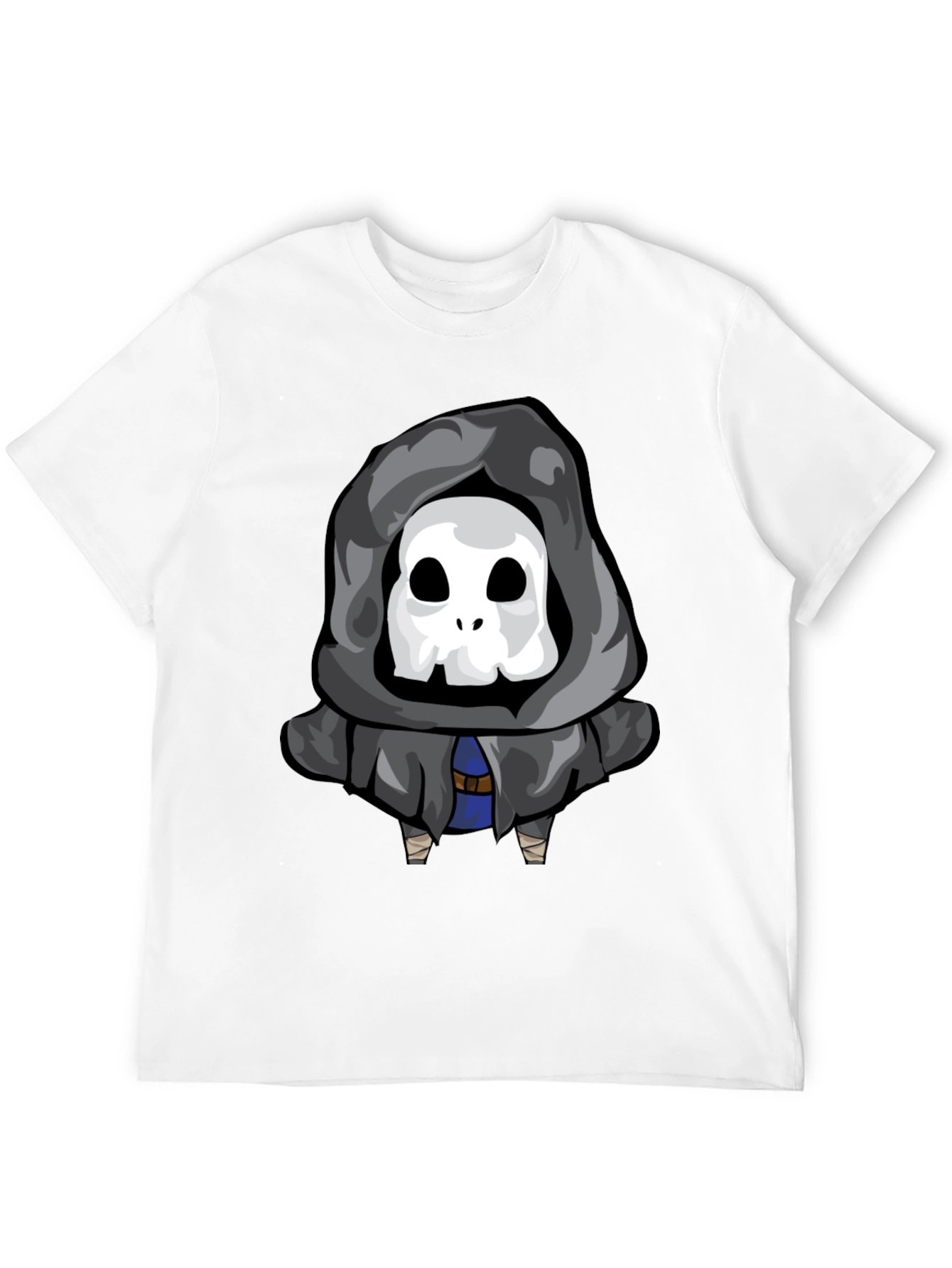 Skull Reaper Graphic Tee - Black
