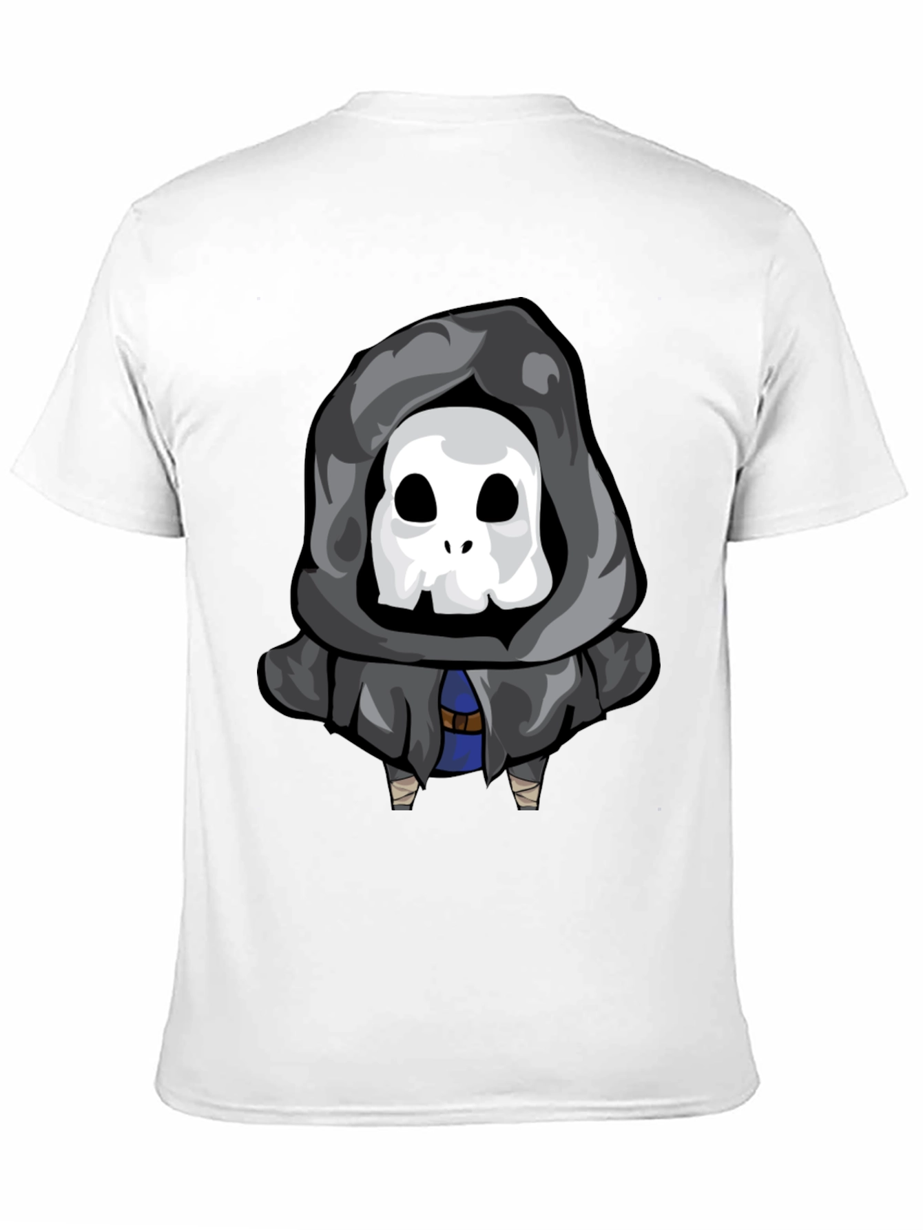 Skull Reaper Graphic Tee - Black