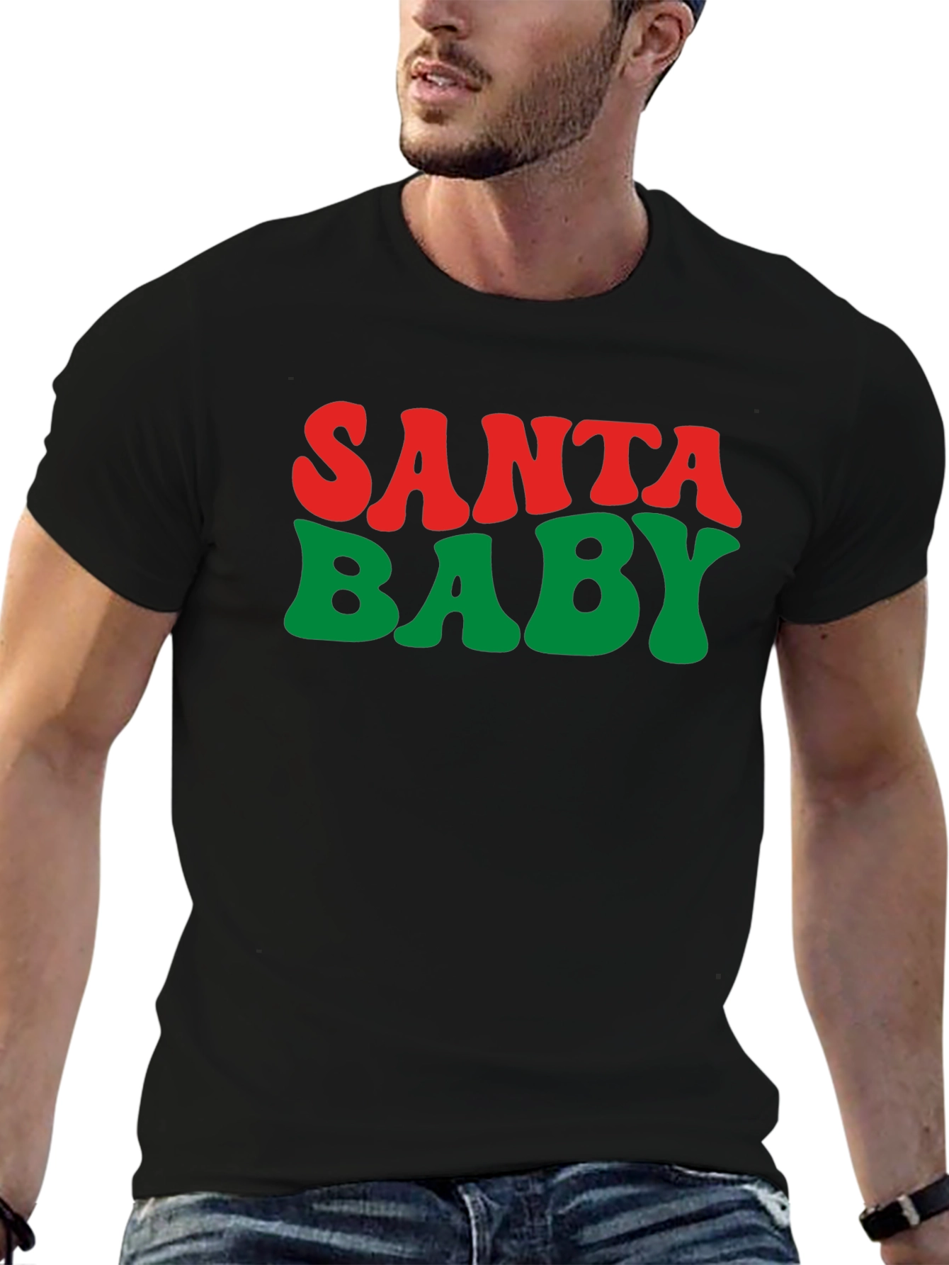 Santa Baby Graphic Tee - Holiday Style