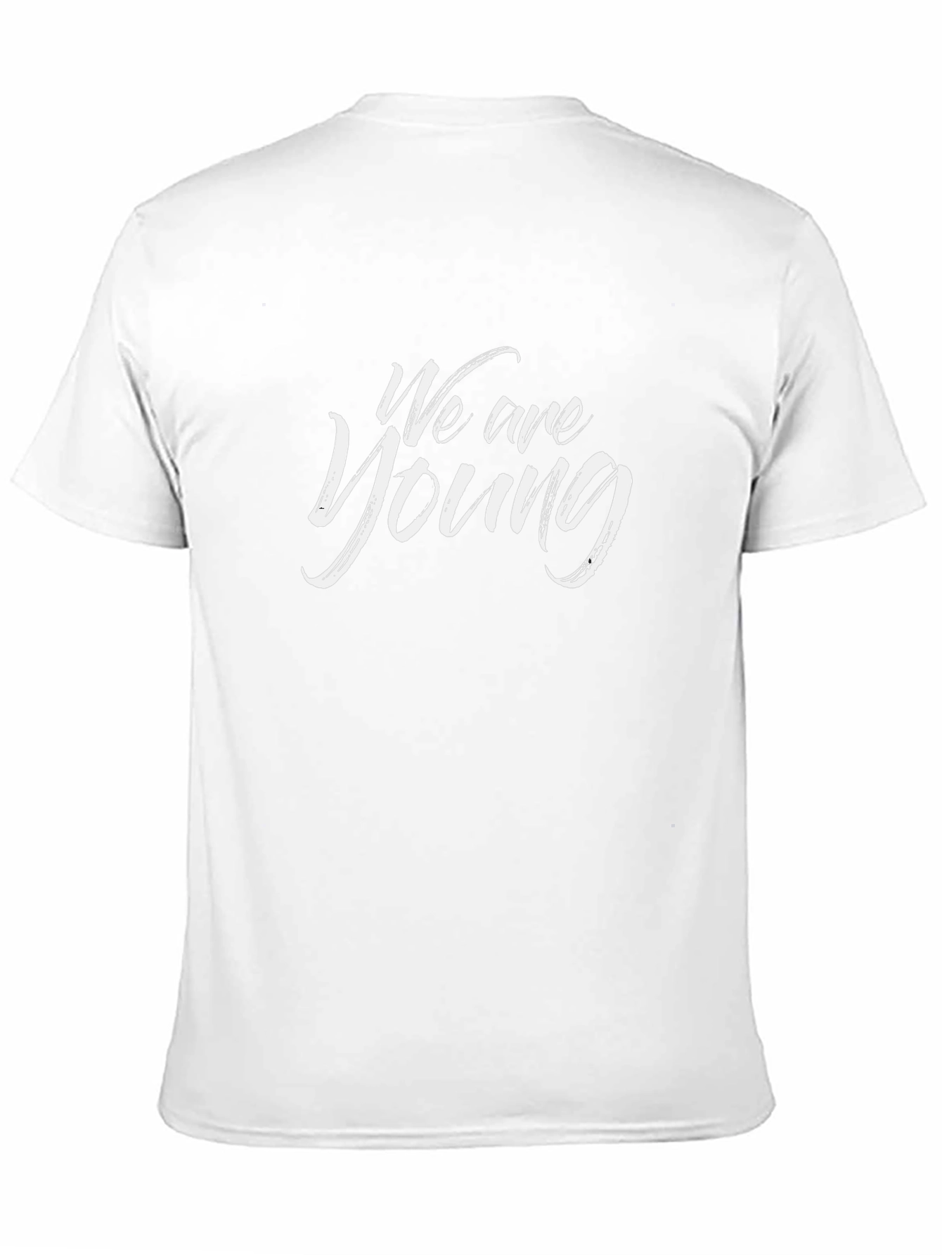 We Are Young Graphic Black T-Shirt