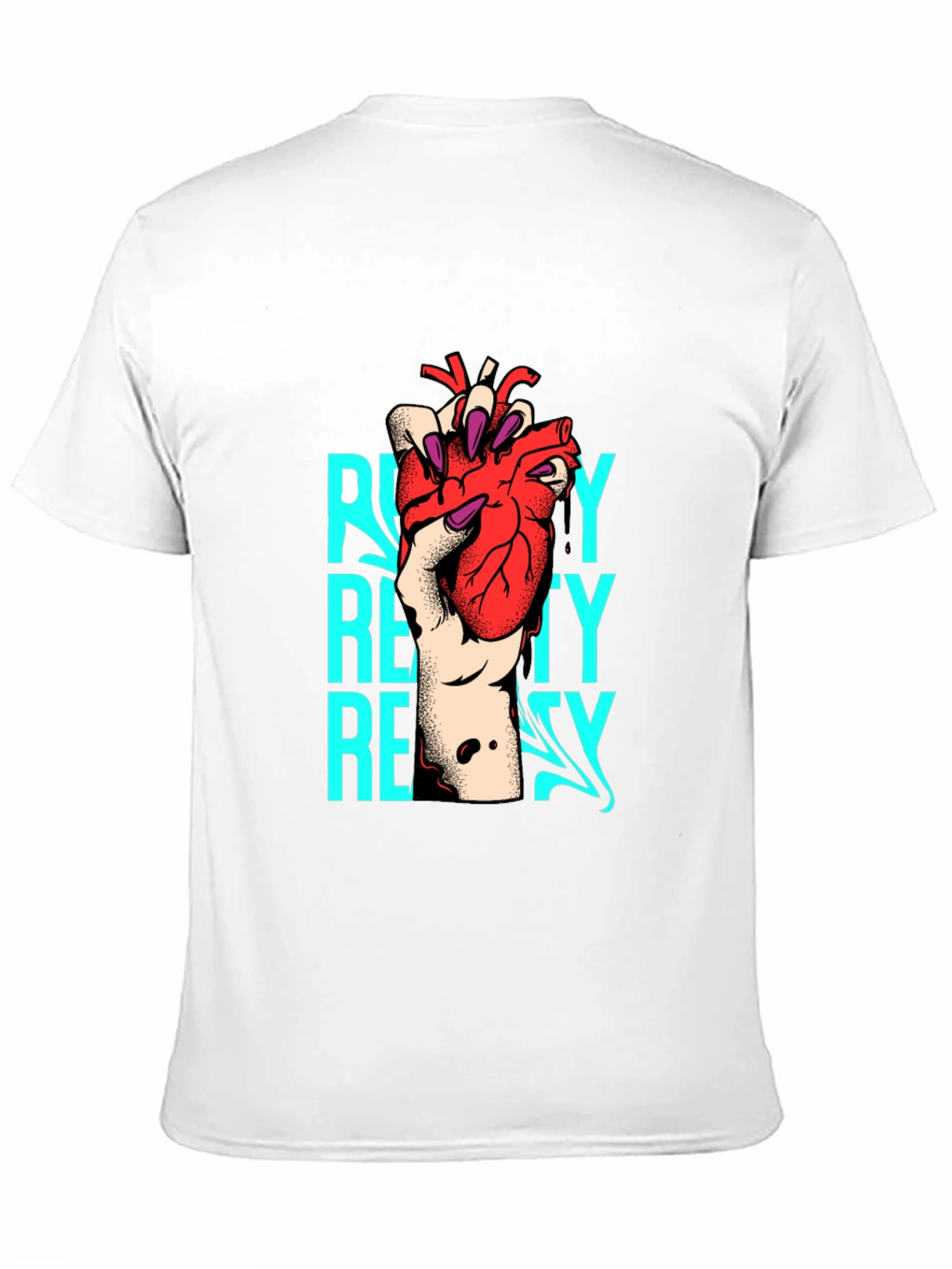 RUE21 Graphic Tee - Heart Design