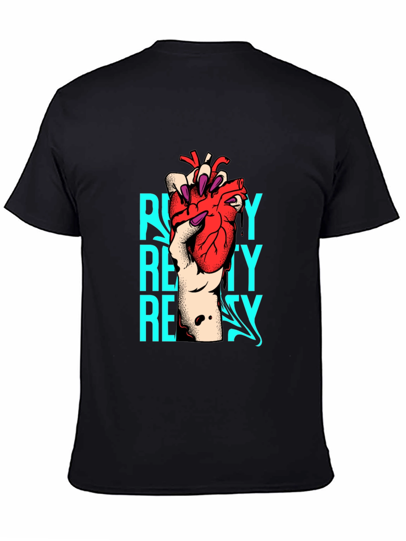 RUE21 Graphic Tee - Heart Design