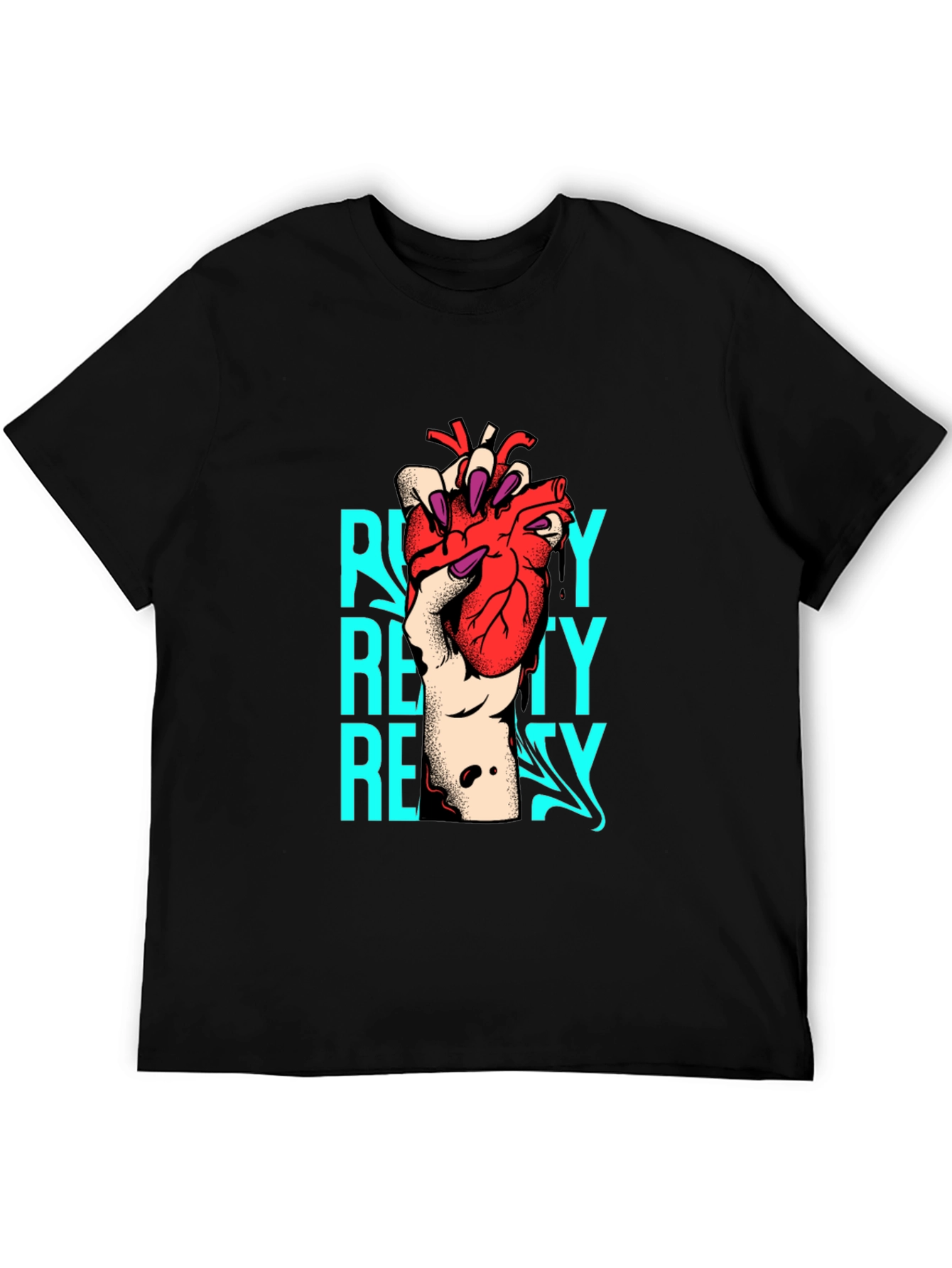RUE21 Graphic Tee - Heart Design