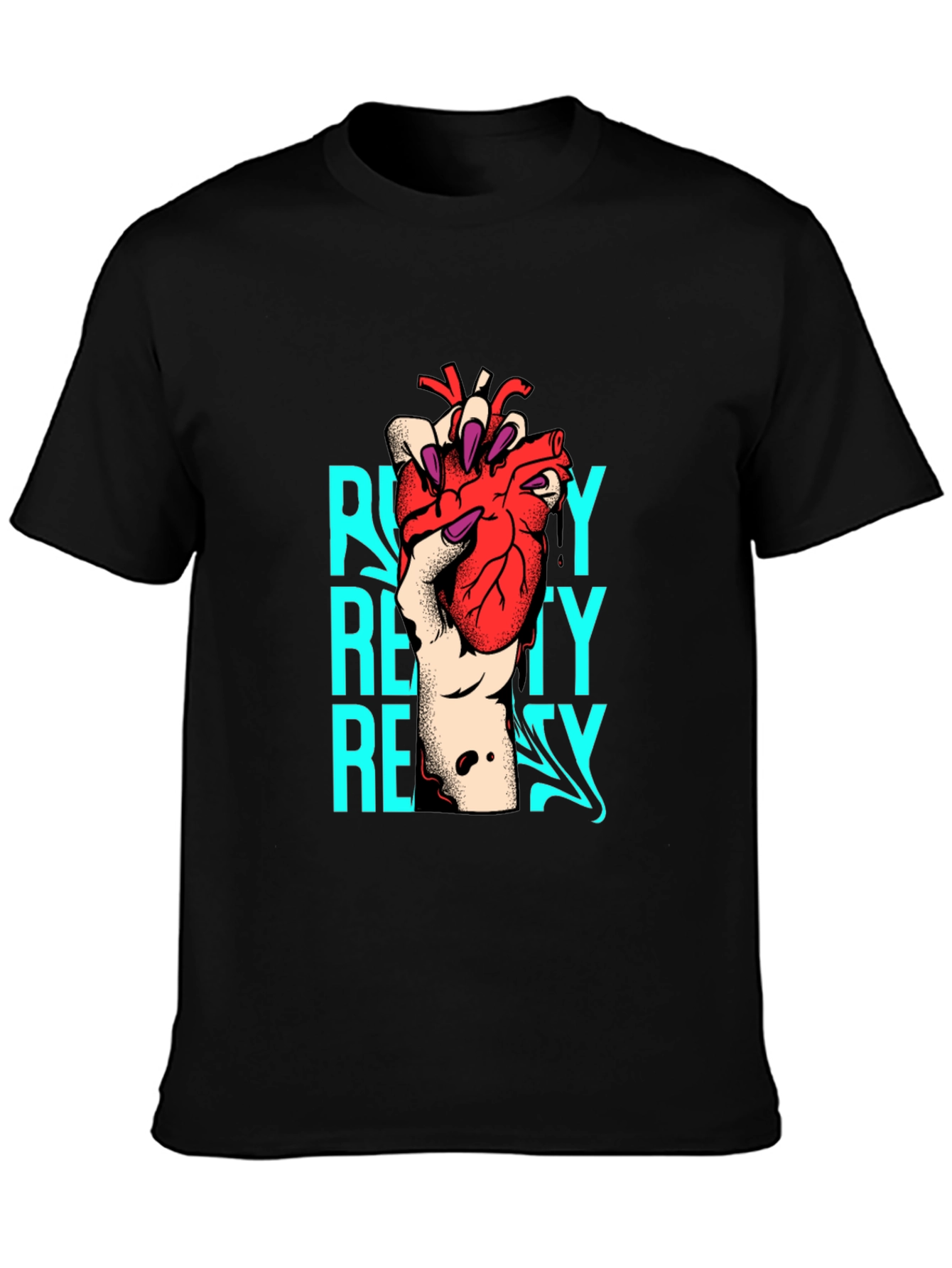 RUE21 Graphic Tee - Heart Design