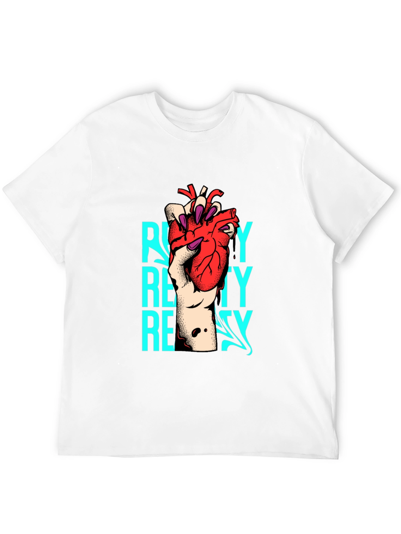 RUE21 Graphic Tee - Heart Design