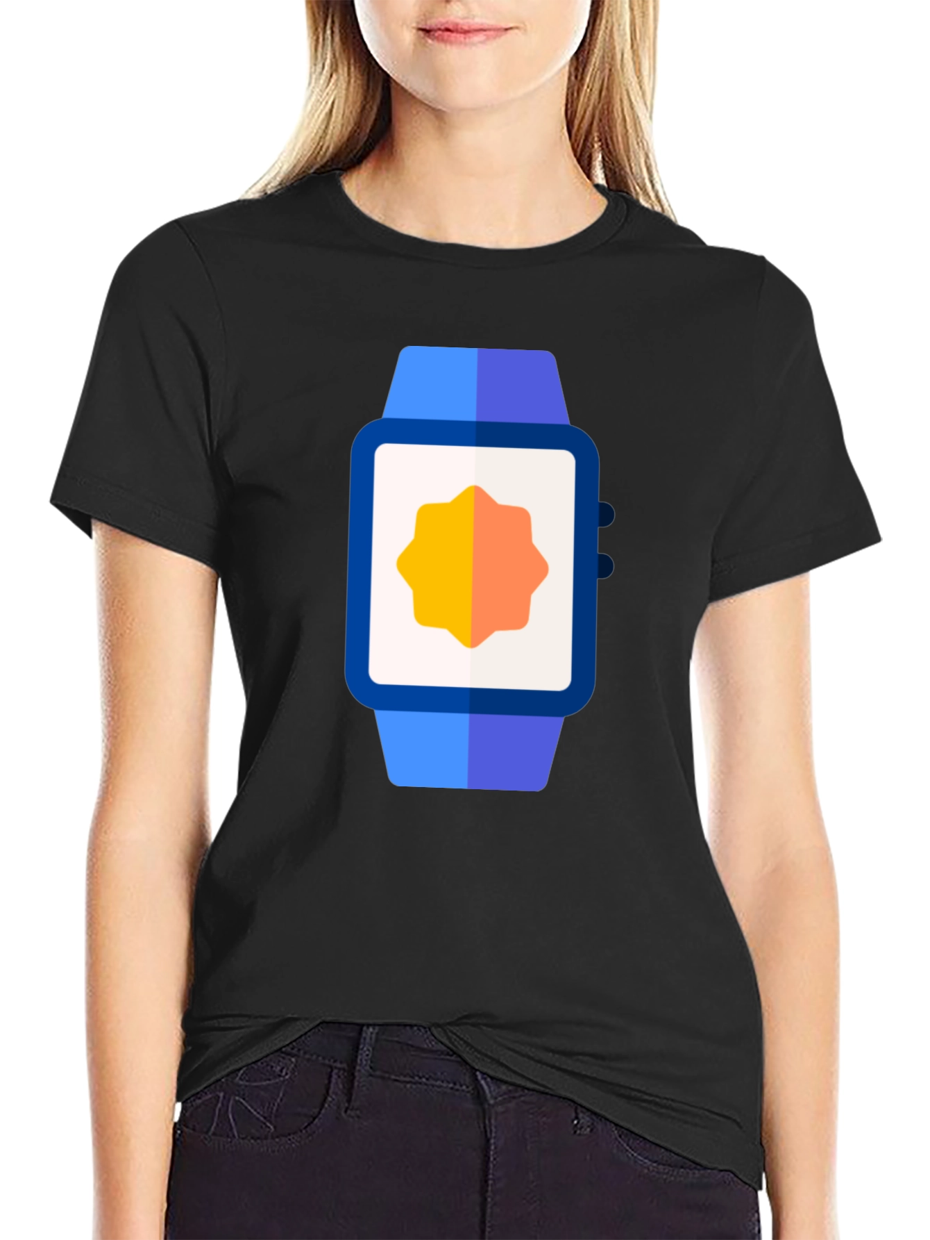 Smartwatch Graphic Tee - Modern Casual Style