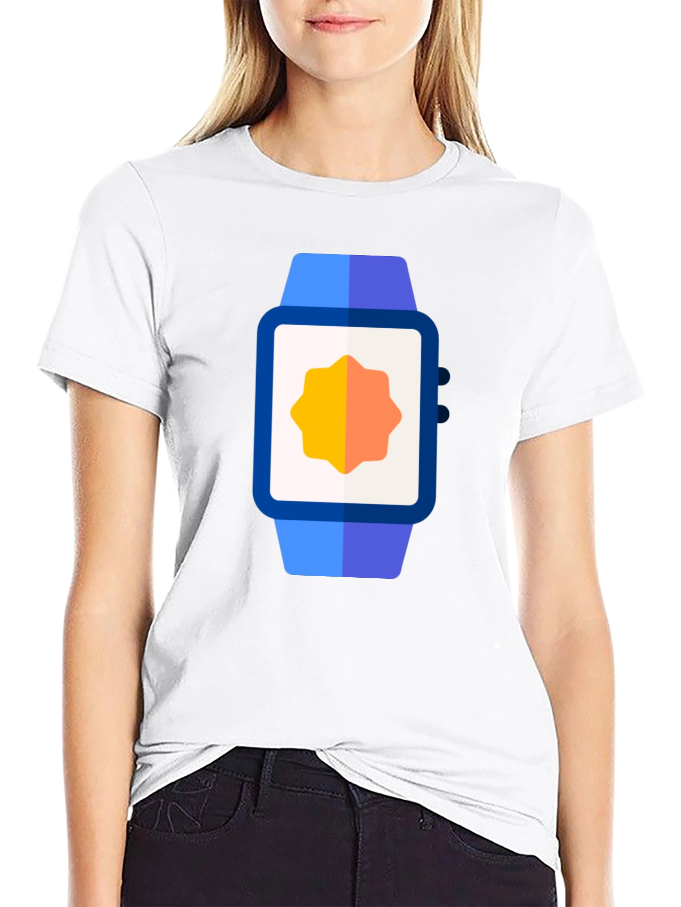Smartwatch Graphic Tee - Modern Casual Style