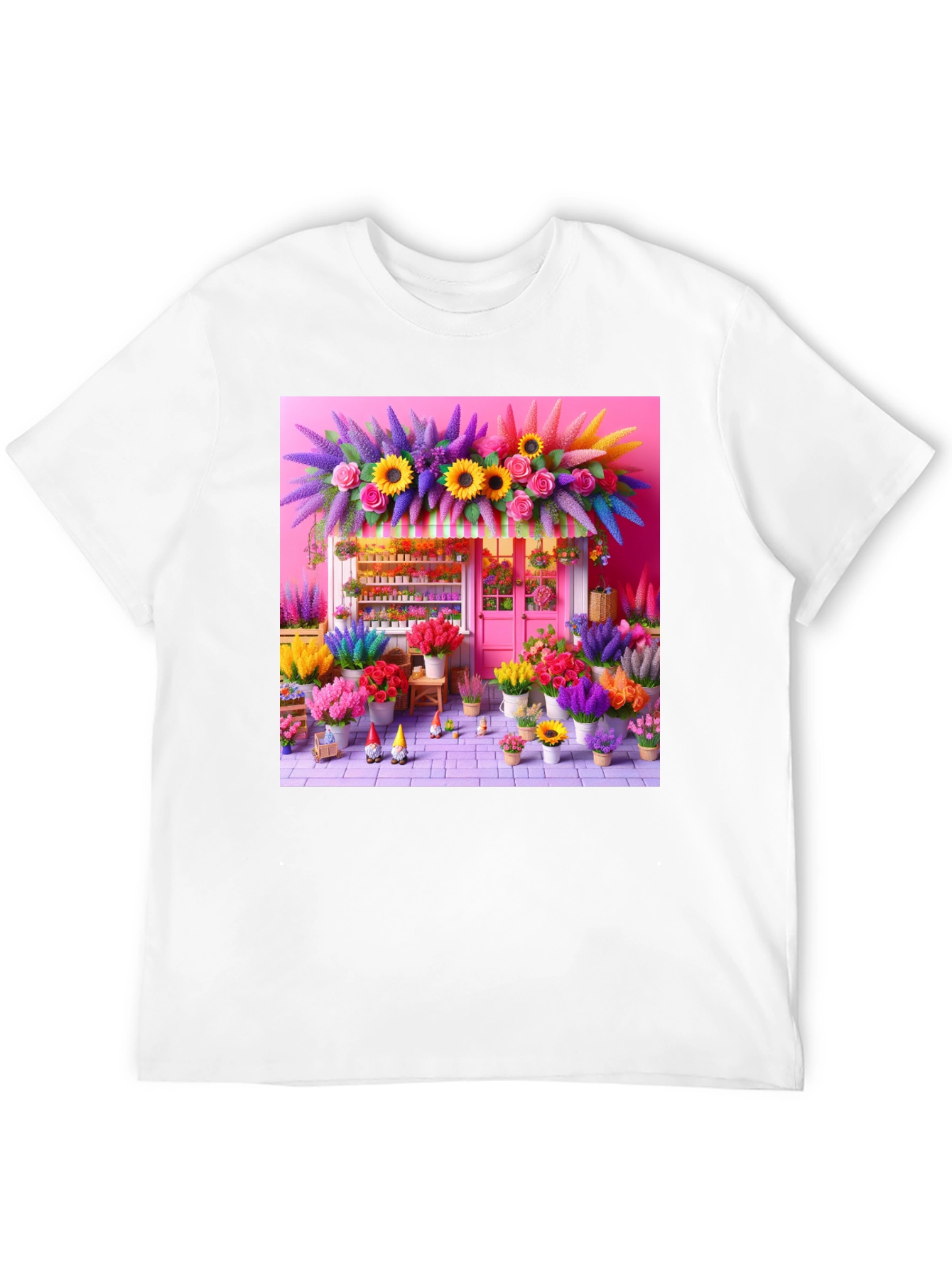 Floral Shop Graphic T-Shirt