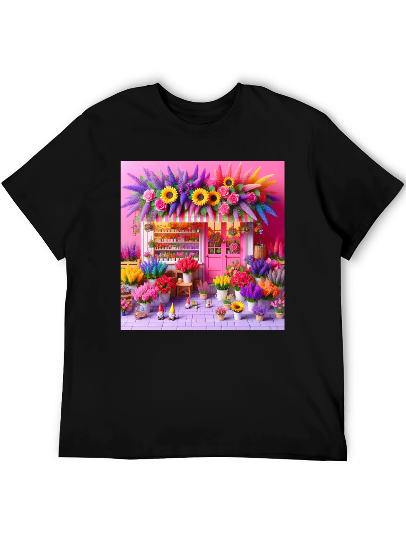 Floral Shop Graphic T-Shirt