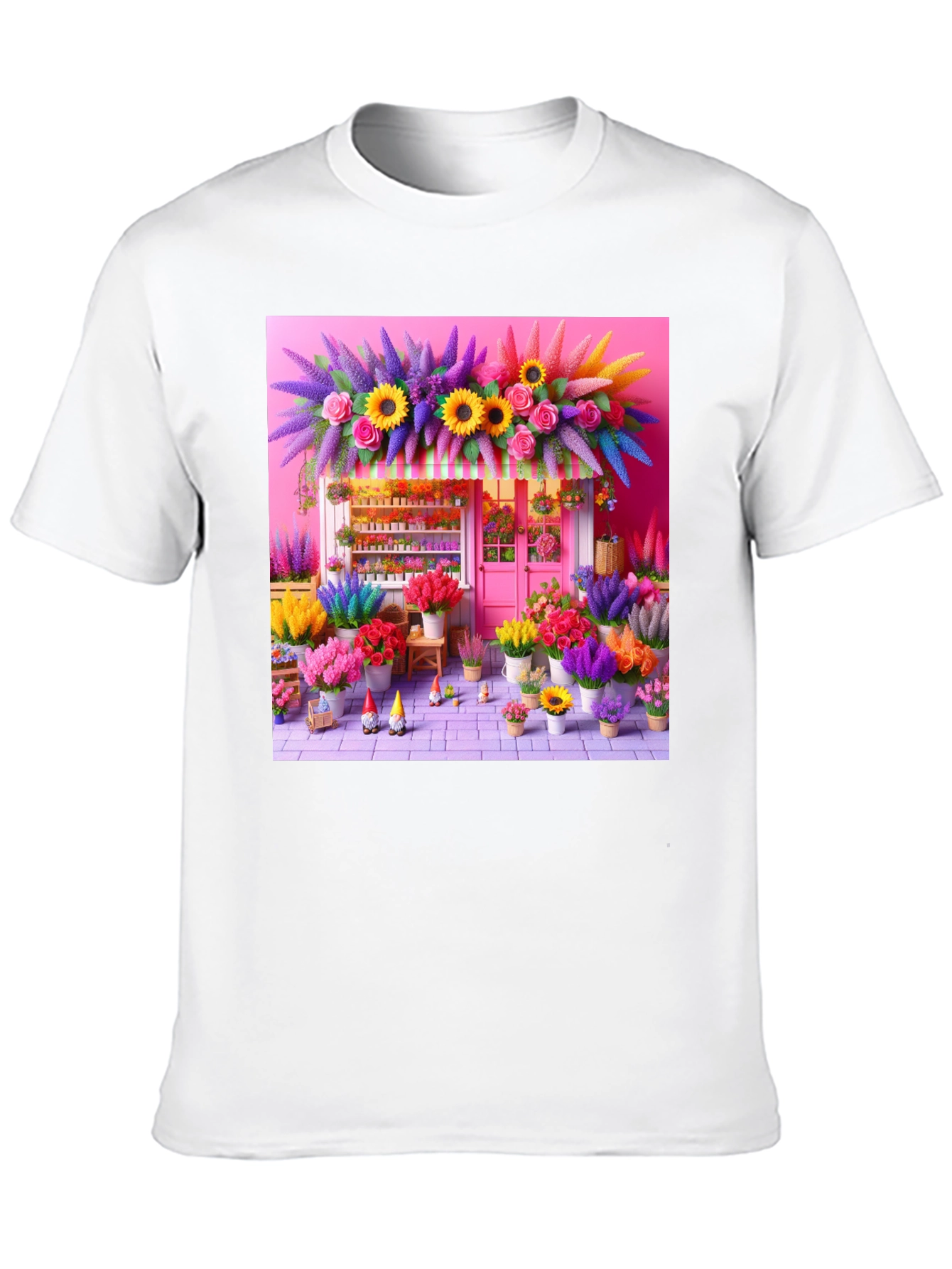 Floral Shop Graphic T-Shirt