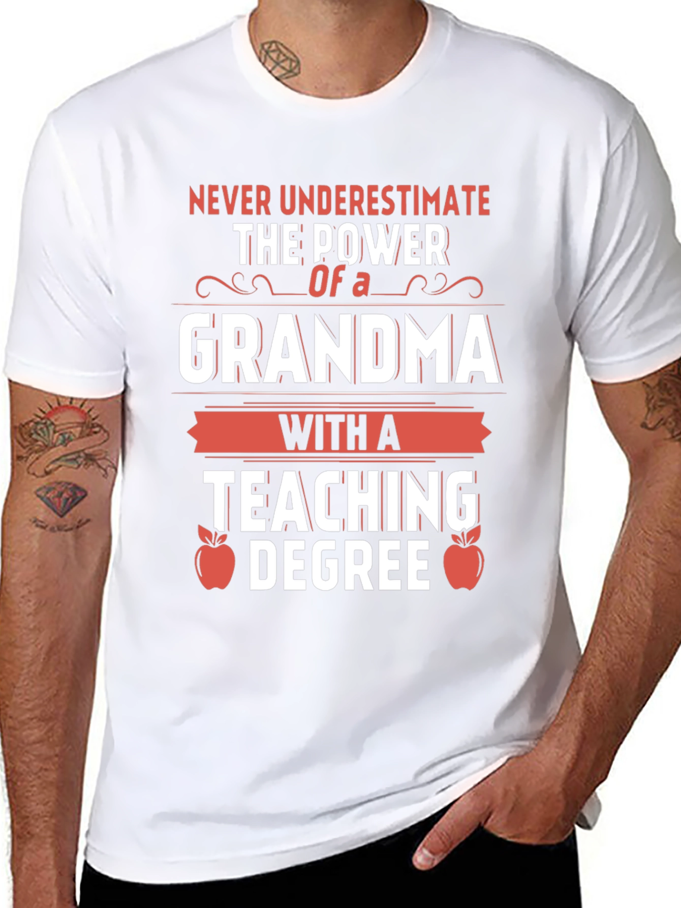 Grandma with a Teaching Degree T-Shirt