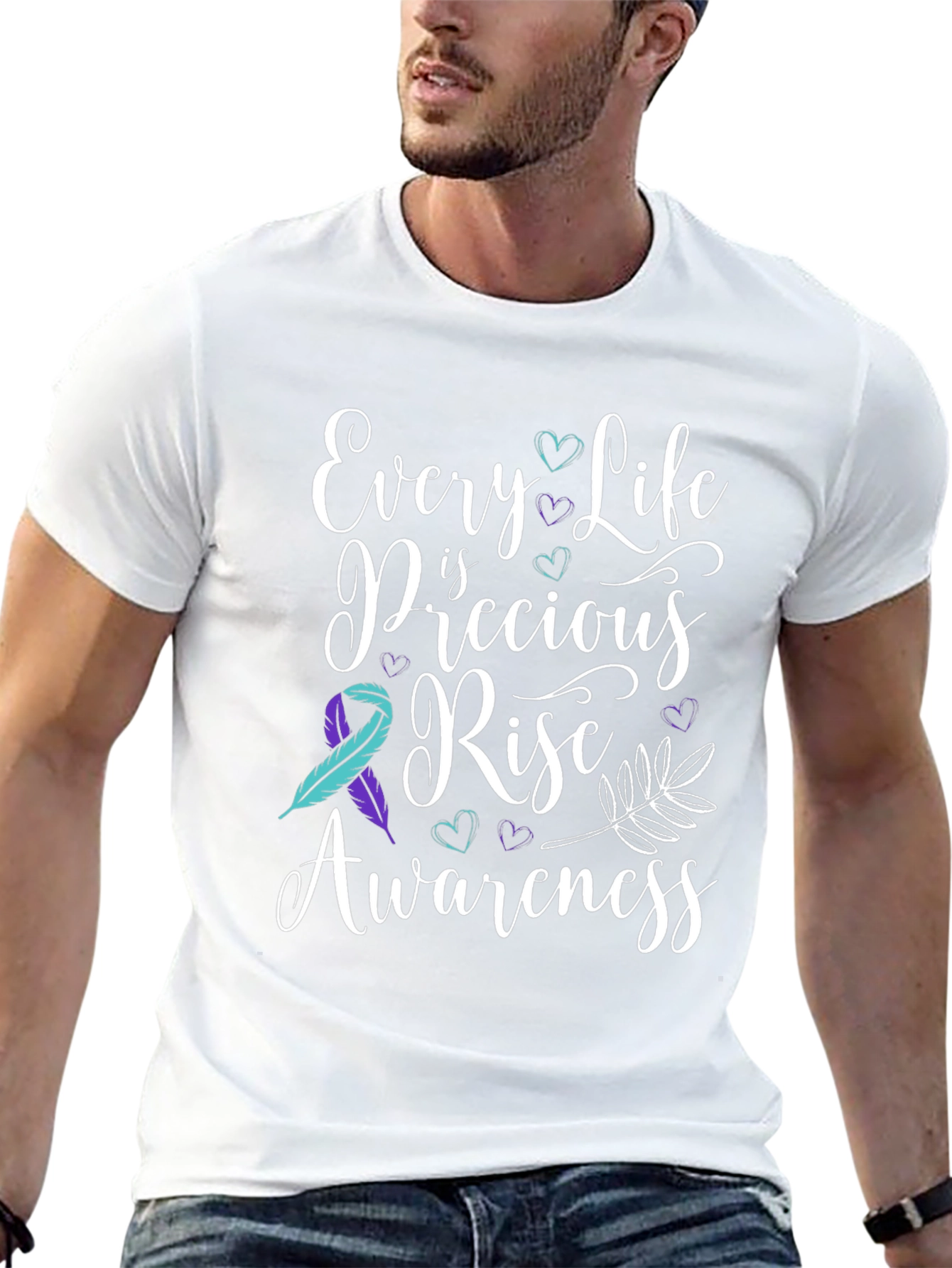 Every Life is Precious Tee: Suicide Awareness Shirt