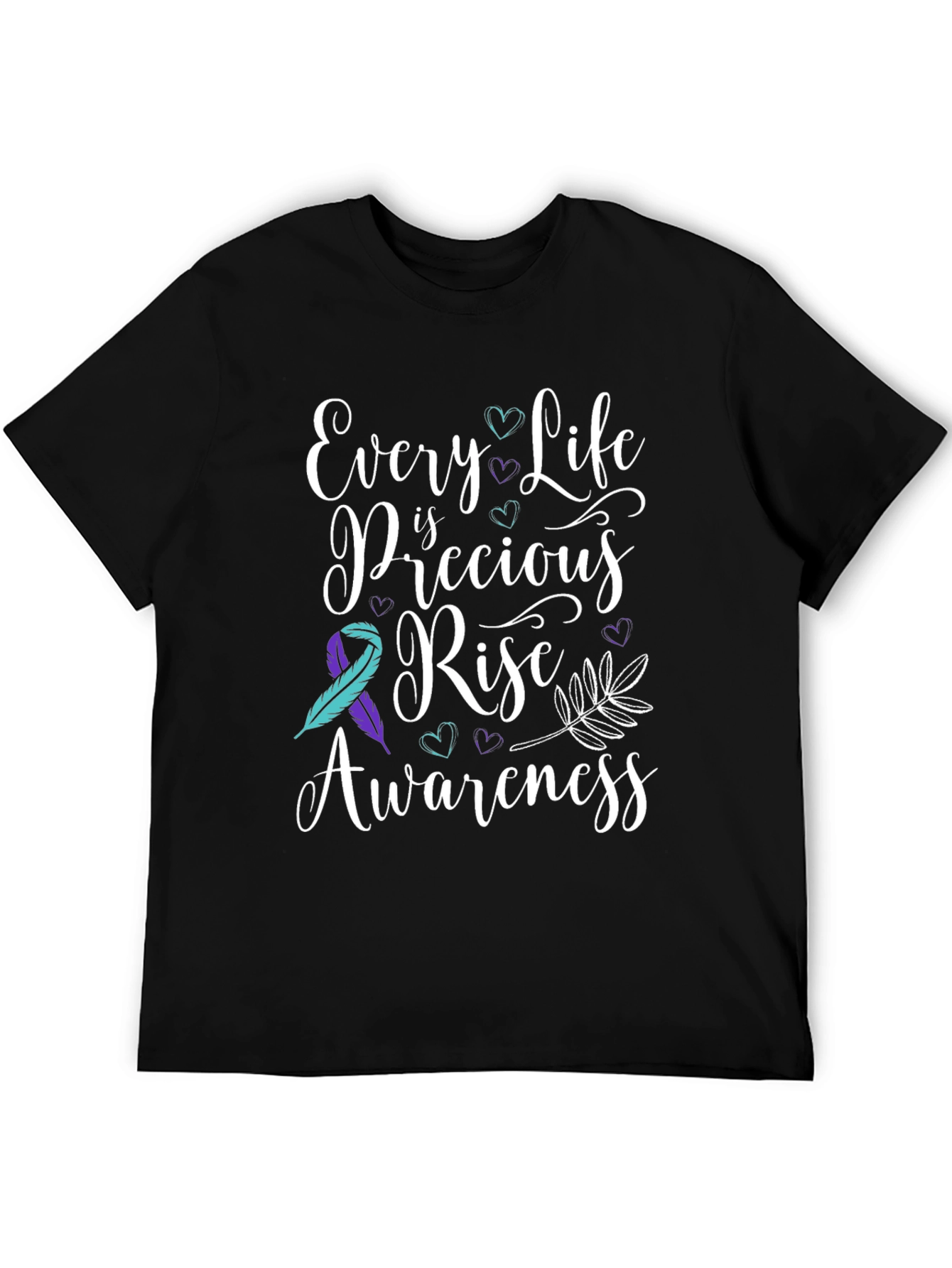 Every Life is Precious Tee: Suicide Awareness Shirt