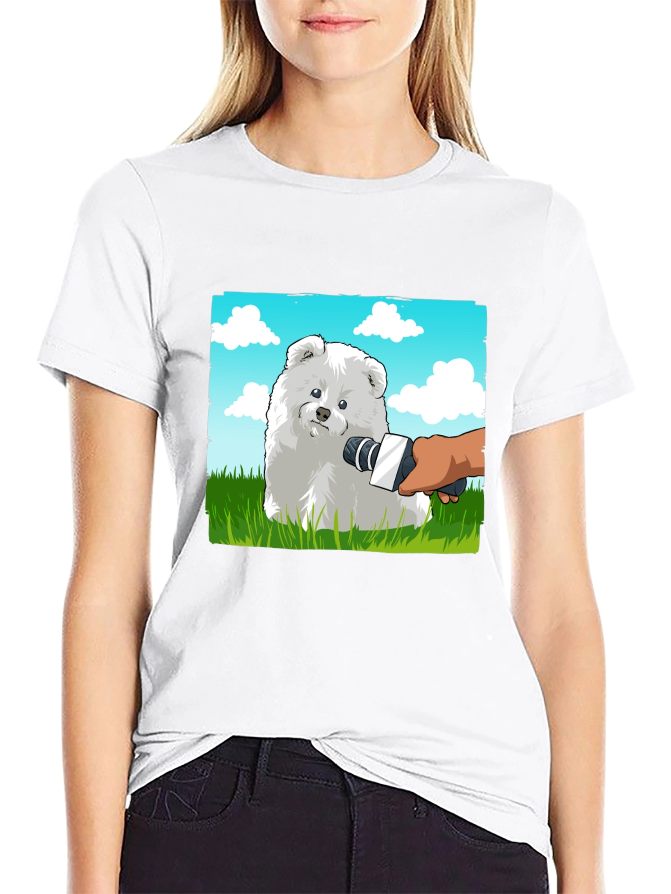 Dog Interview Graphic Tee - Funny Pet Lover Shirt