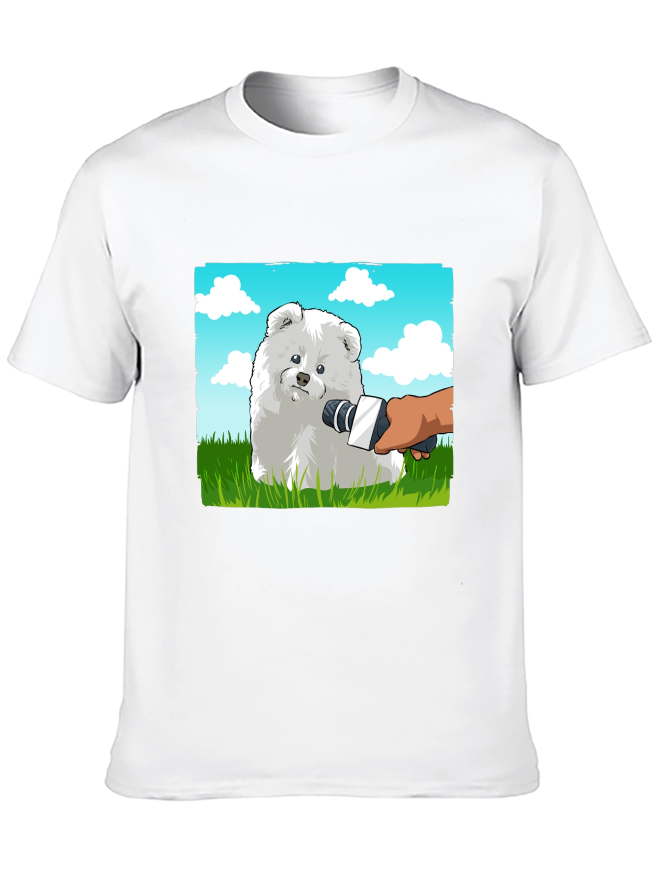 Dog Interview Graphic Tee - Funny Pet Lover Shirt