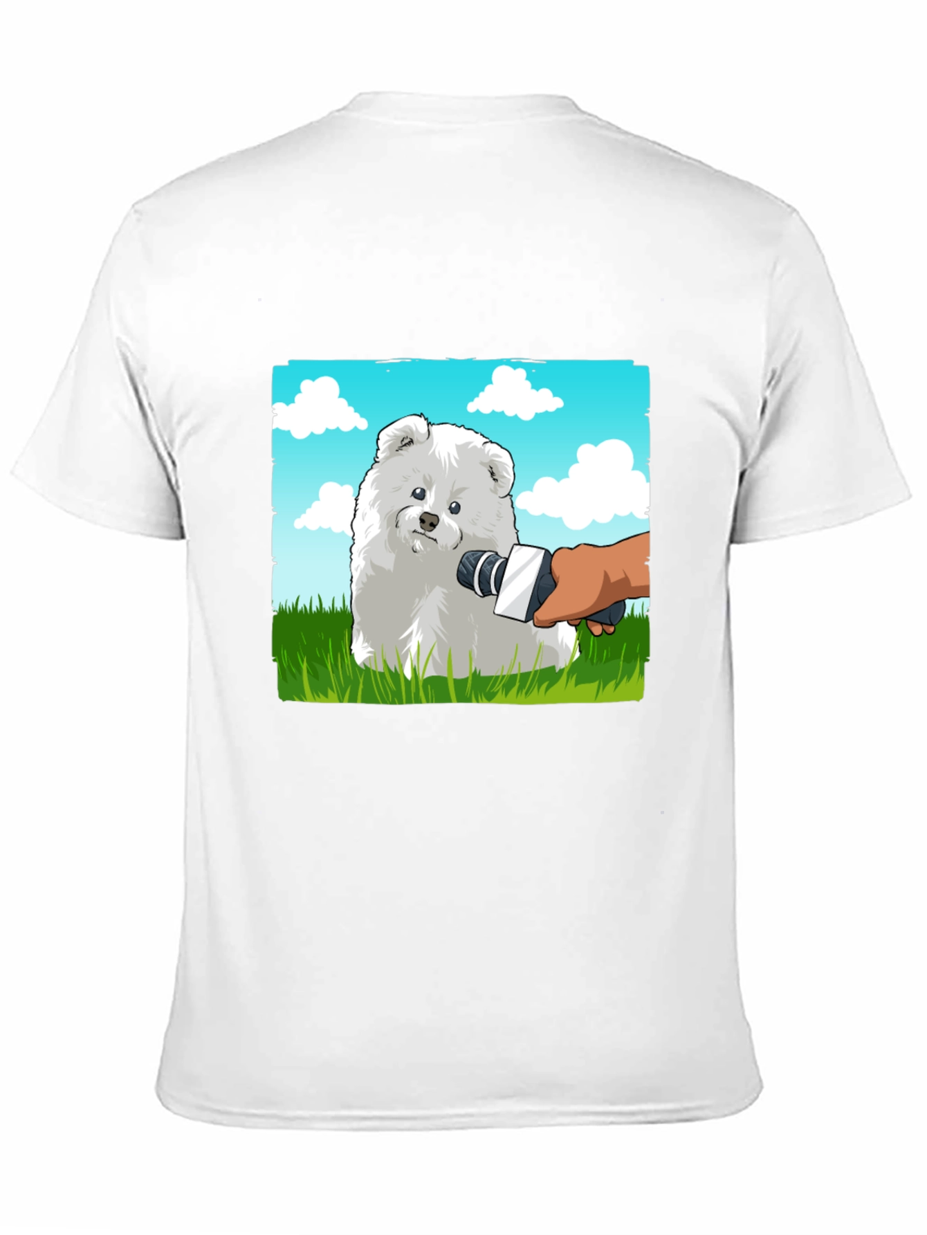 Dog Interview Graphic Tee - Funny Pet Lover Shirt