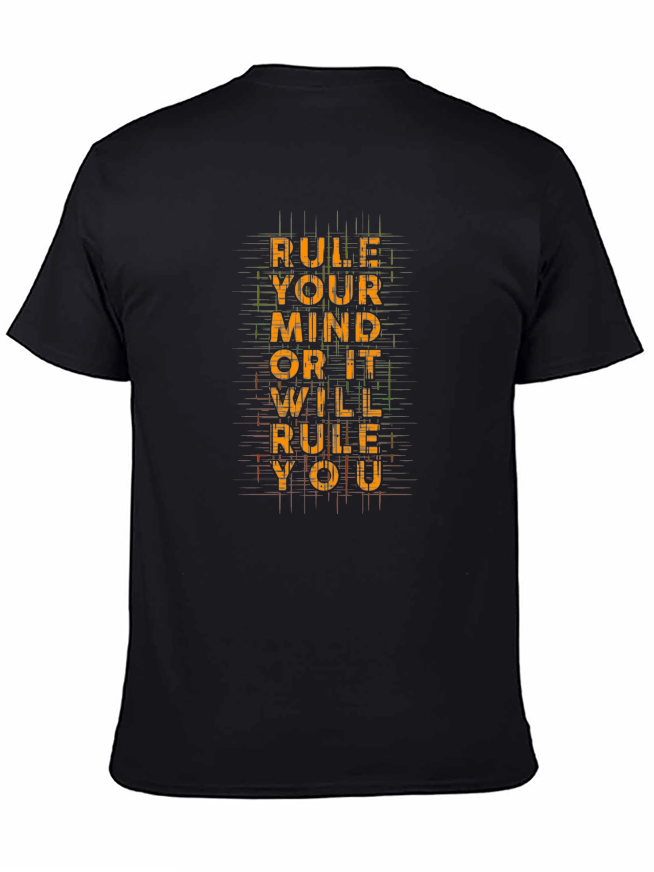 Rule Your Mind Graphic Tee - Black
