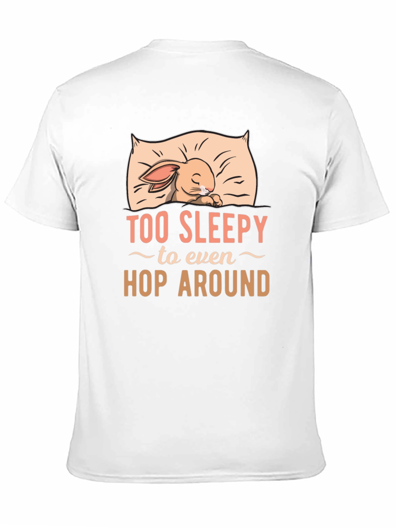 Too Sleepy Bunny Graphic T-Shirt