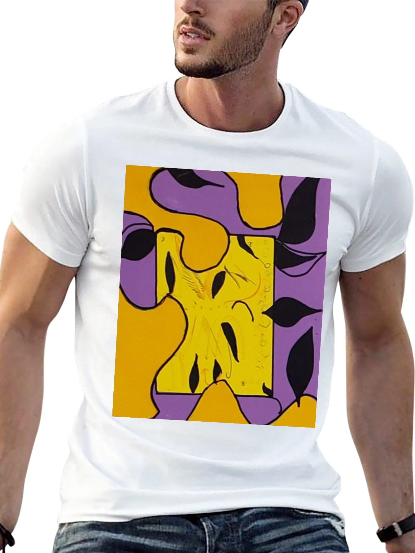 Abstract Art Graphic Tee - Bold Style