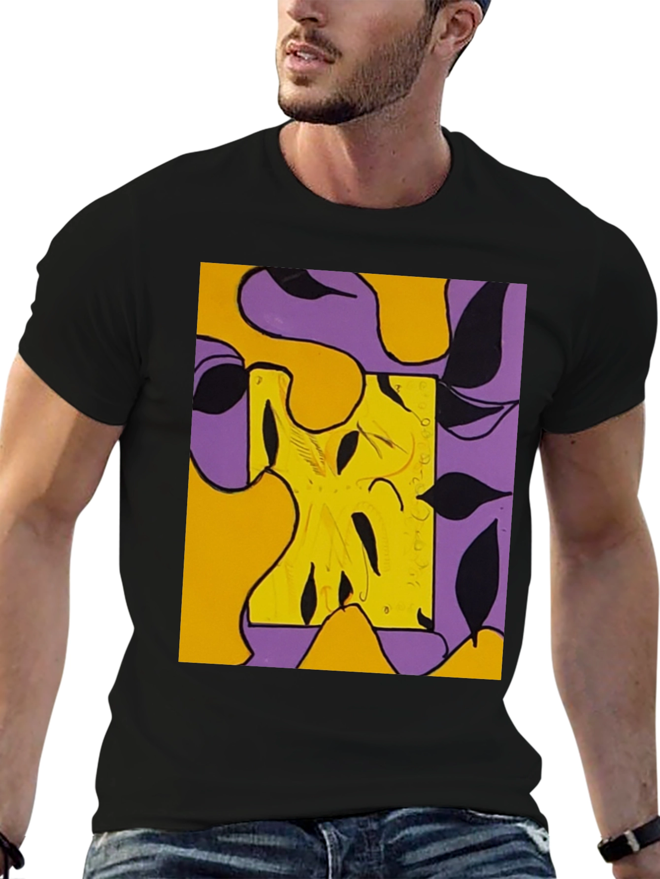 Abstract Art Graphic Tee - Bold Style