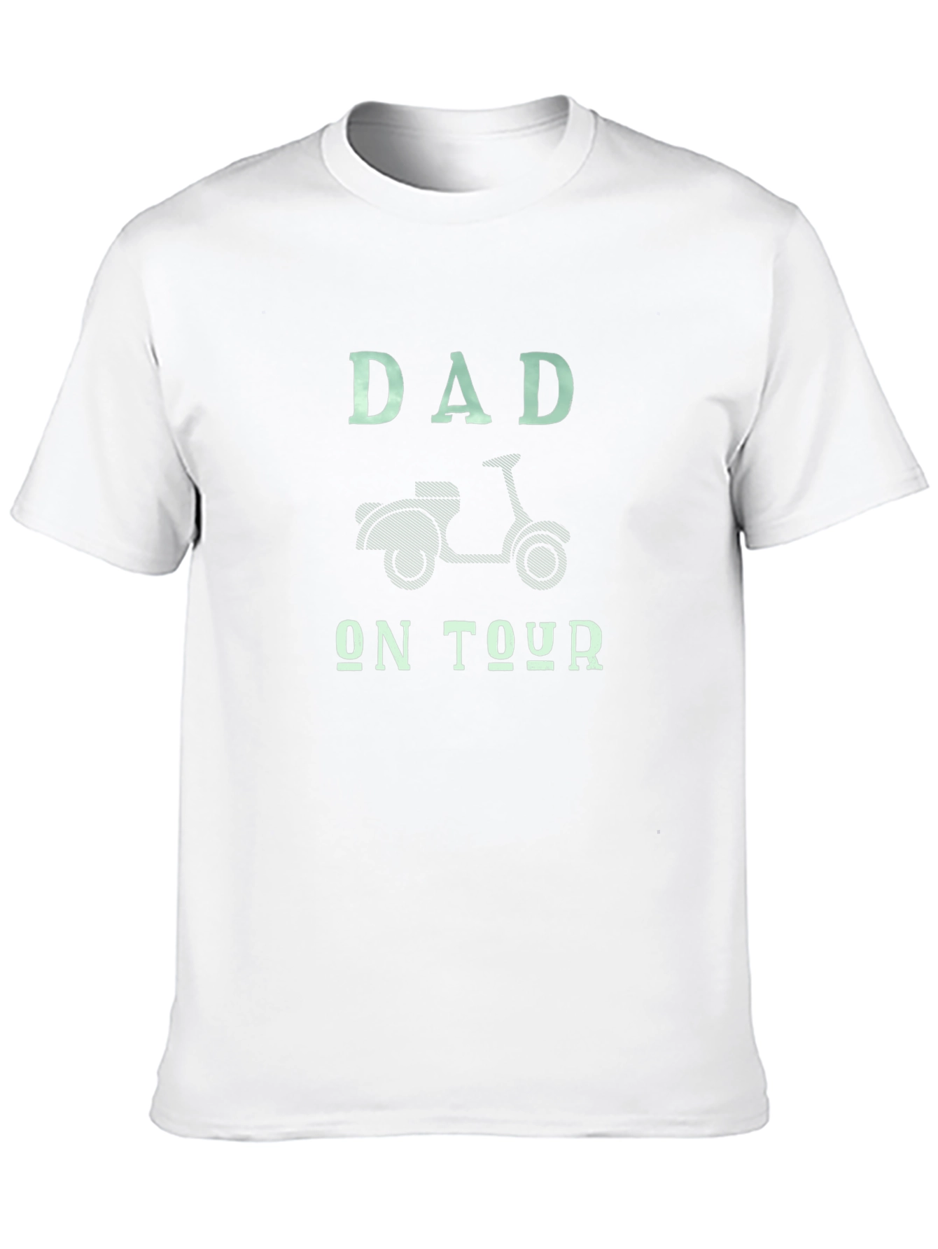 Dad On Tour Black Graphic Tee