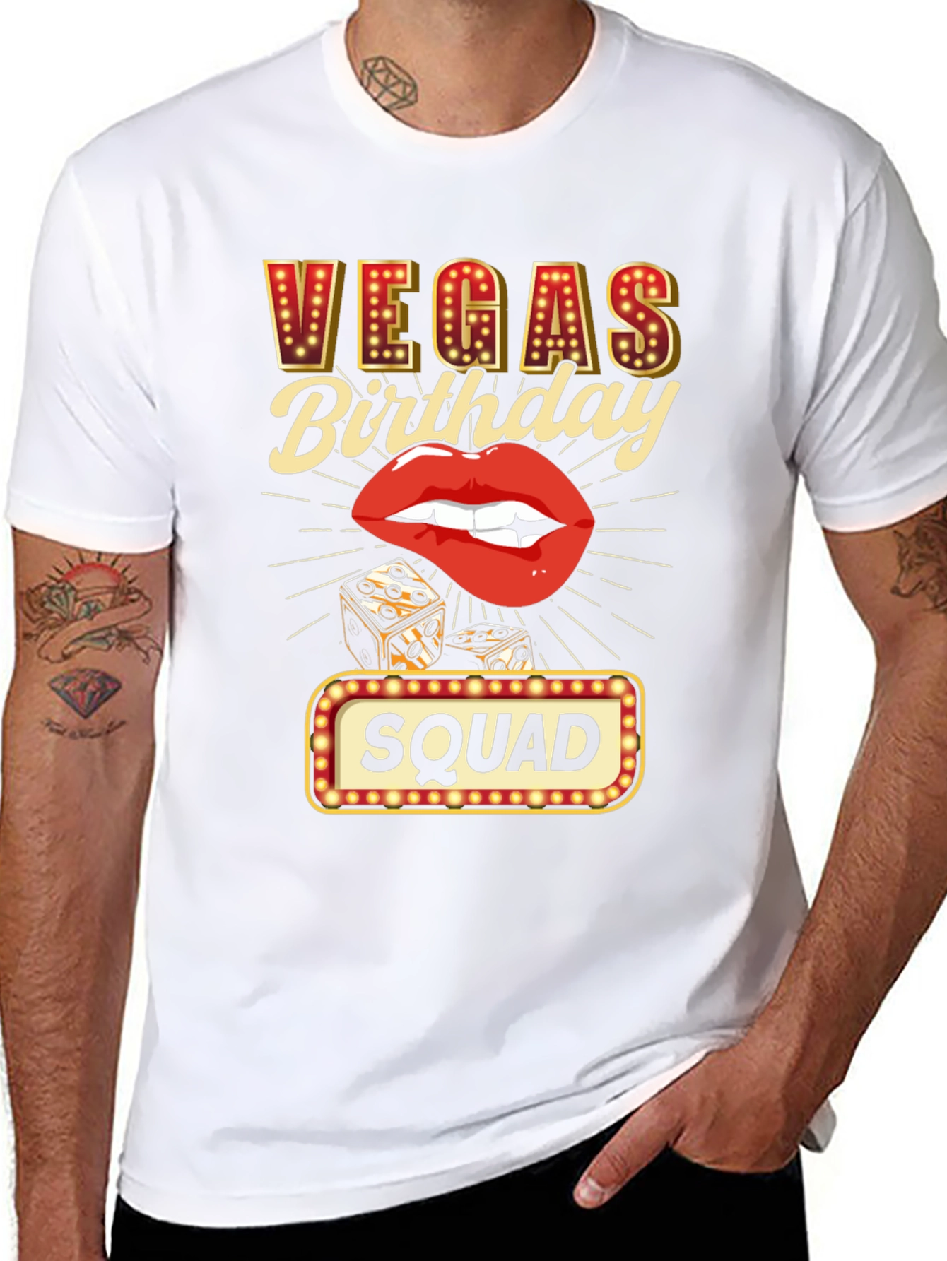 Vegas Birthday Squad T-Shirt
