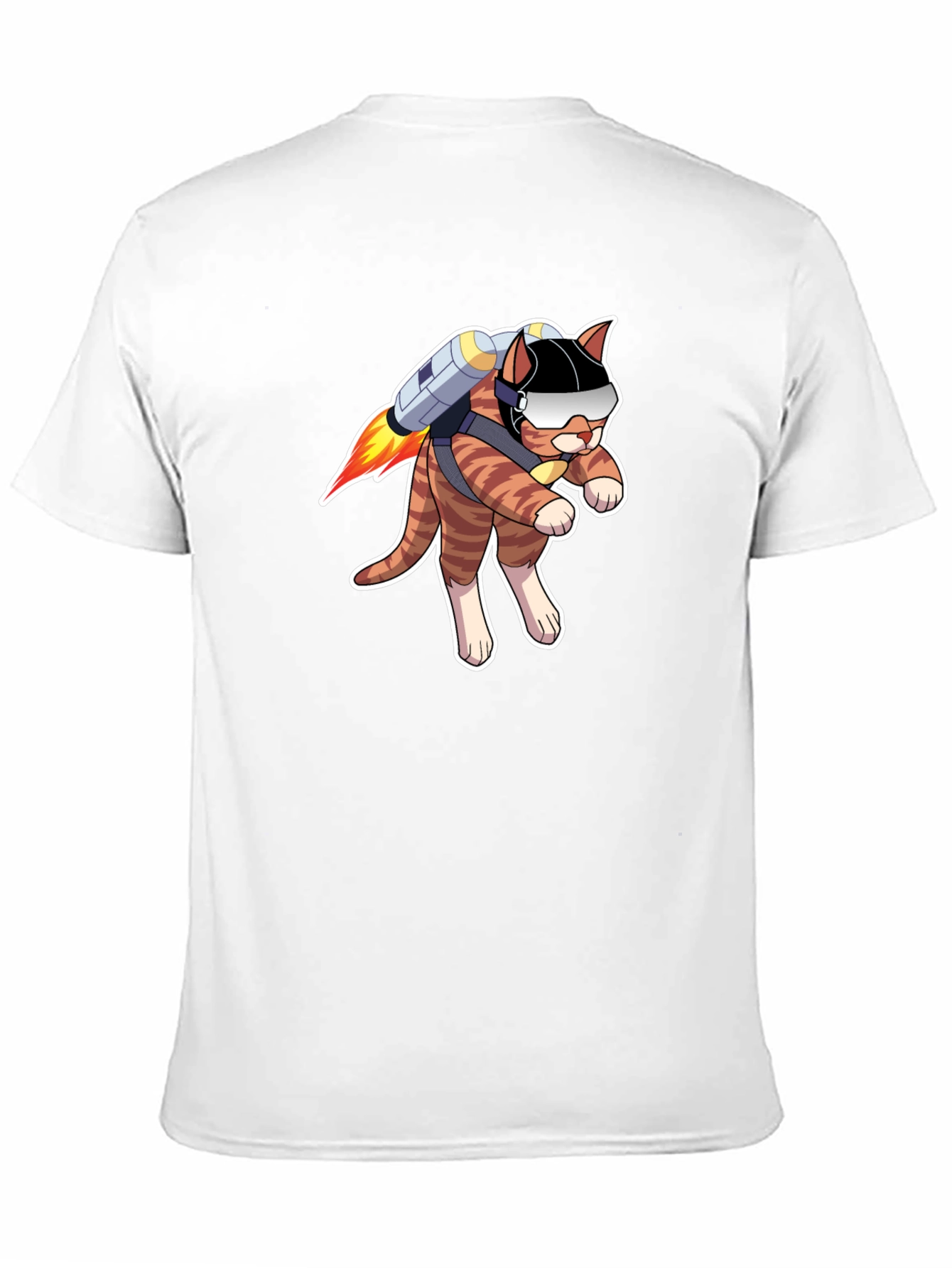 Jetpack Cat T-Shirt - Fly High in Style!